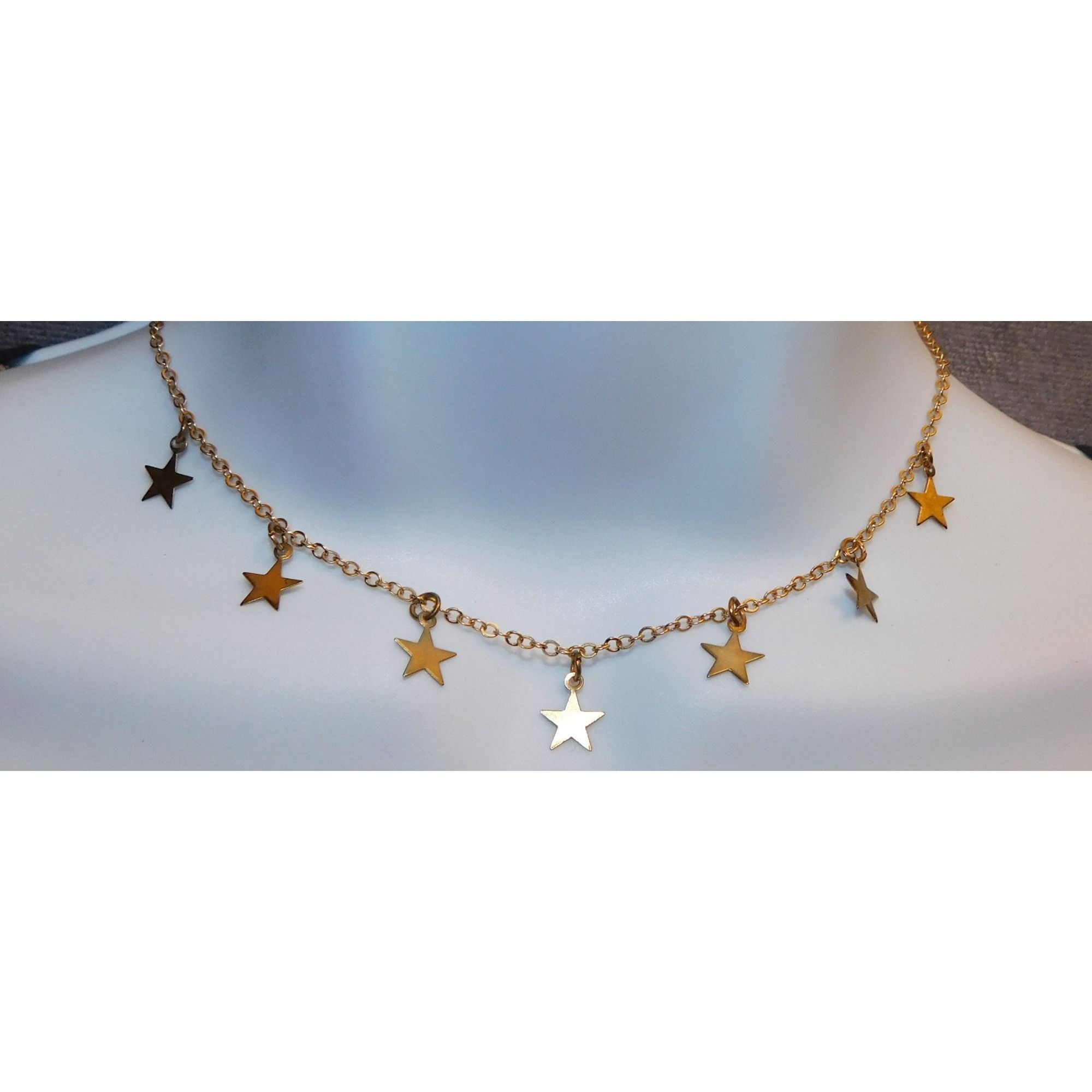 Other Minimalist Celestial Star Charm Gold Tone Necklace Size ONE SIZE - 3 Thumbnail