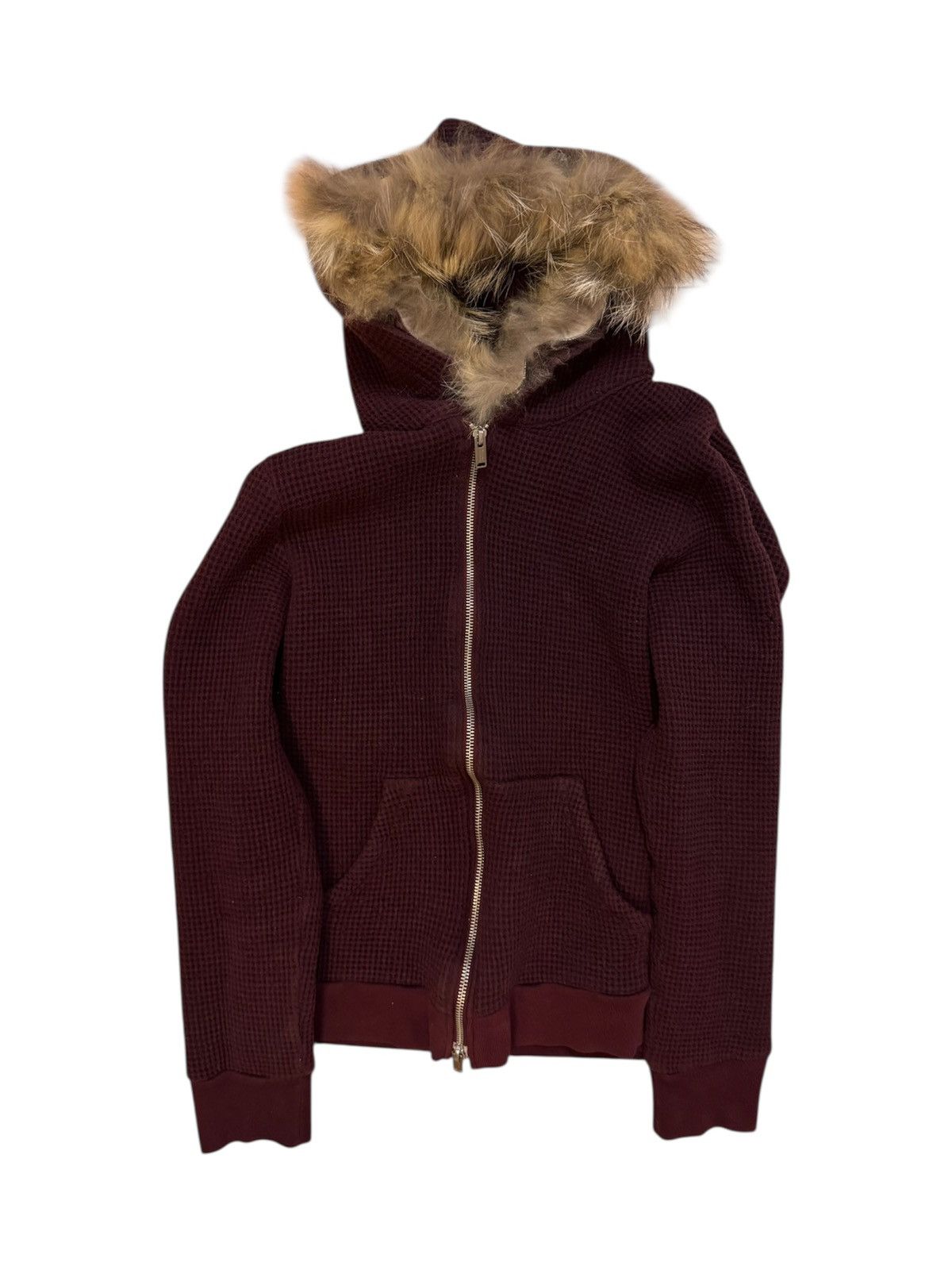 AW12 Coyote Fur Hoodie