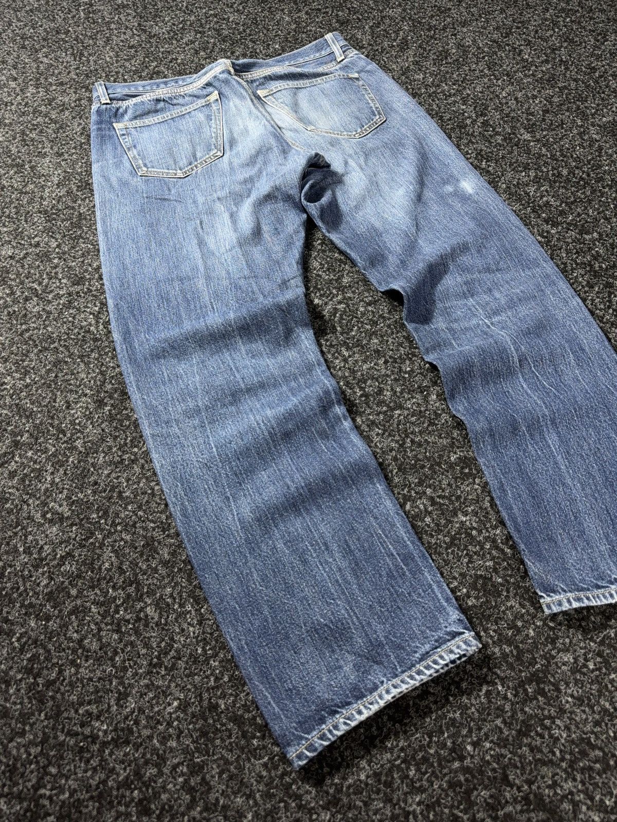 Uniqlo Vintage 00s Uniqlo Selvedge Straight Denim Jeans Japanese Size US 34 / EU 50 - 13 Thumbnail