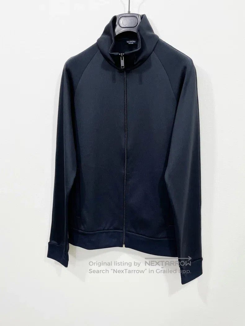 Valentino Valentino Black and blue color-blocked stand-up collar jac Size US M / EU 48-50 / 2 - 2 Thumbnail