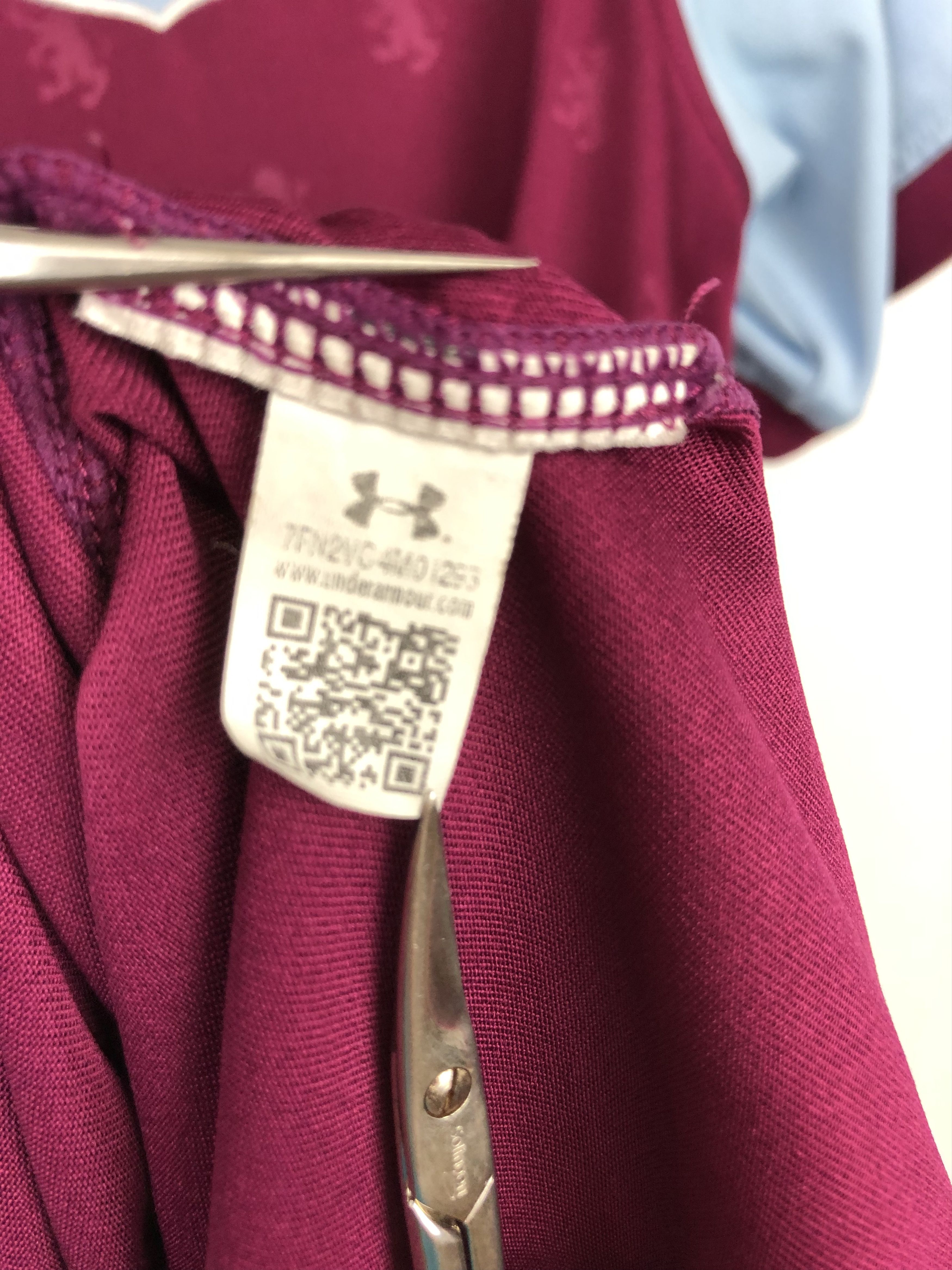 Under Armour Aston Villa football shirt 2017 Soccer Jersey Mens Trikot Size US M / EU 48-50 / 2 - 7 Thumbnail