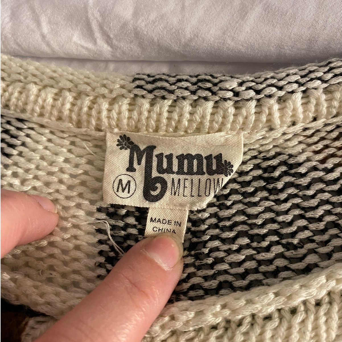 Other Boho Leopard Print Knit Pullover Sweater Mumu Mellow M Size M / US 6-8 / IT 42-44 - 3 Thumbnail