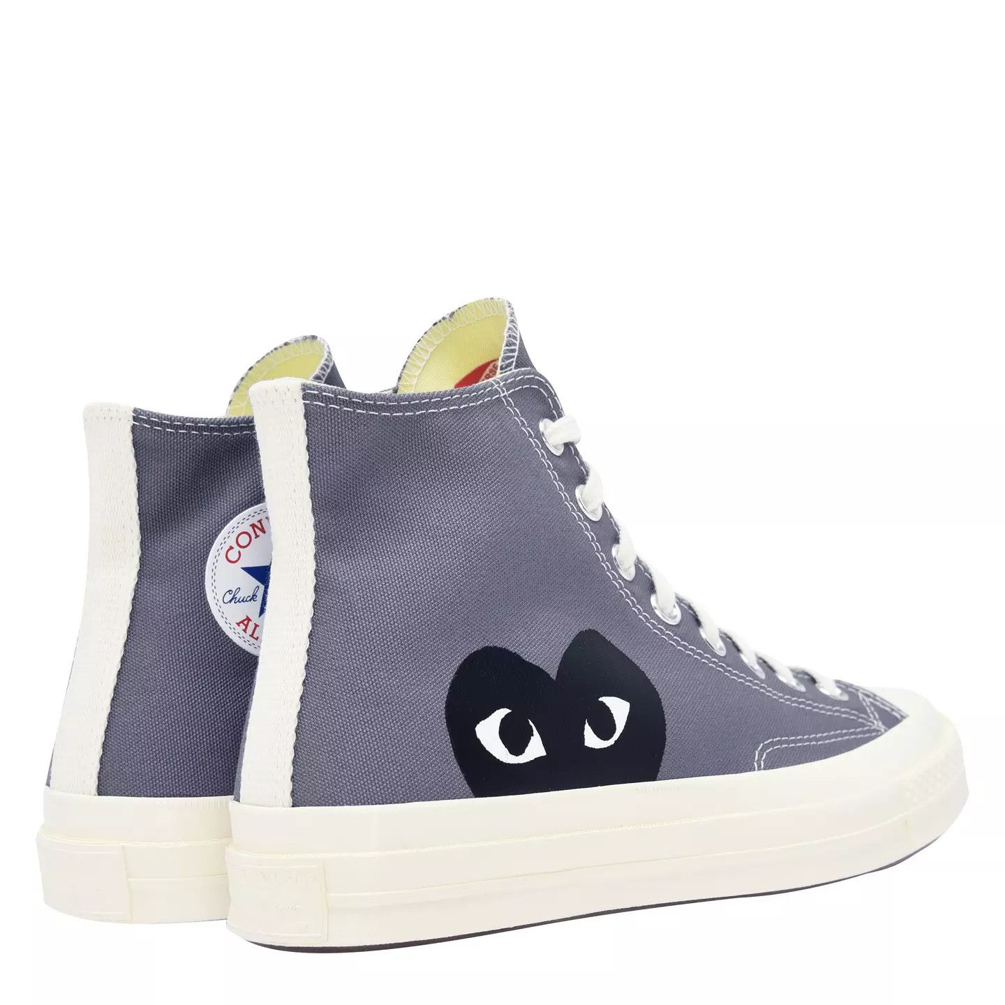 Comme des Garcons PLAY × Converse o1g2r1mq0426 Chuck 70 High-Top Sneakers in Grey Size US 12 / EU 45 - 5 Thumbnail