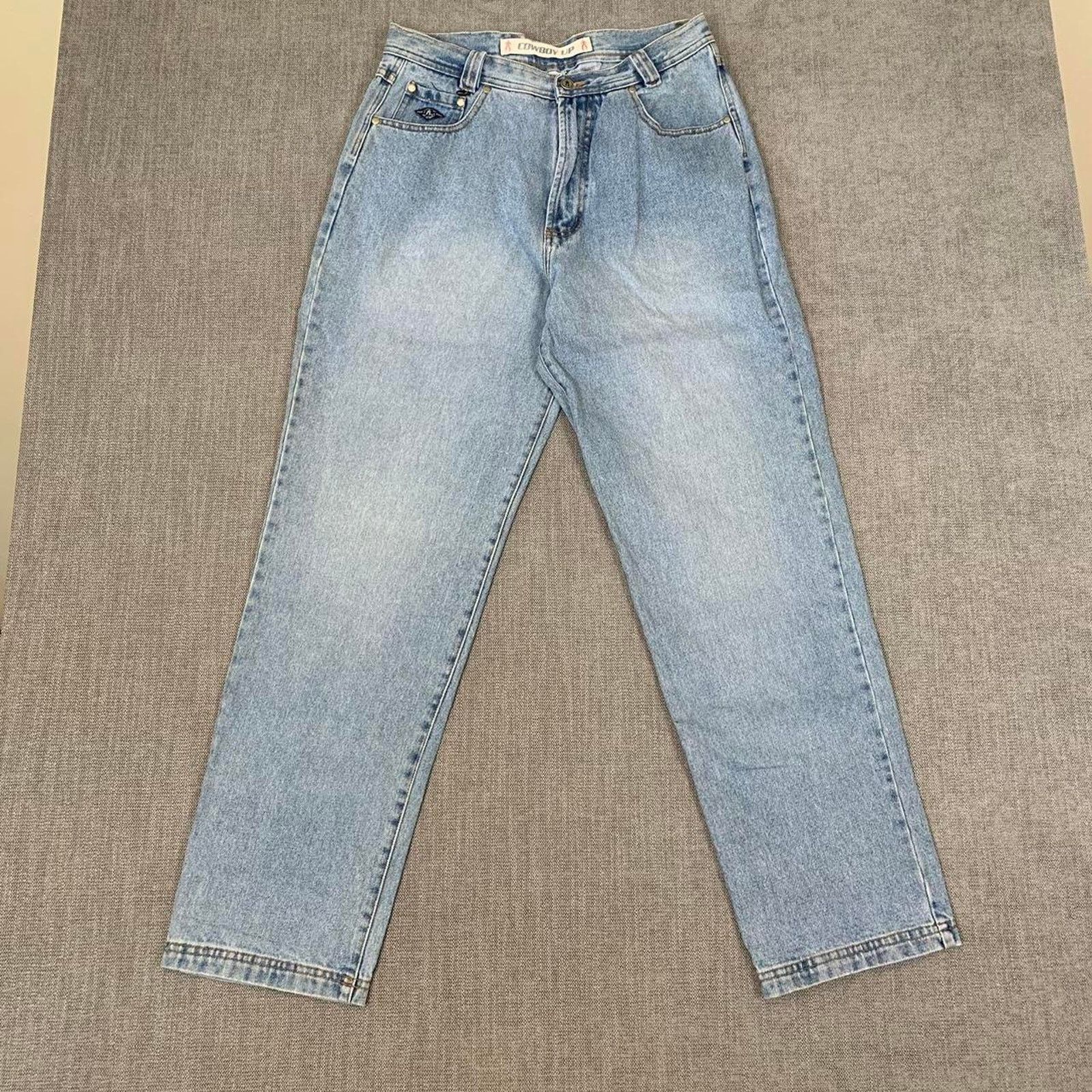 Vintage Y2K 90s Cowboy up Faded Denim Jeans Size US 32 / EU 48 - 3 Thumbnail