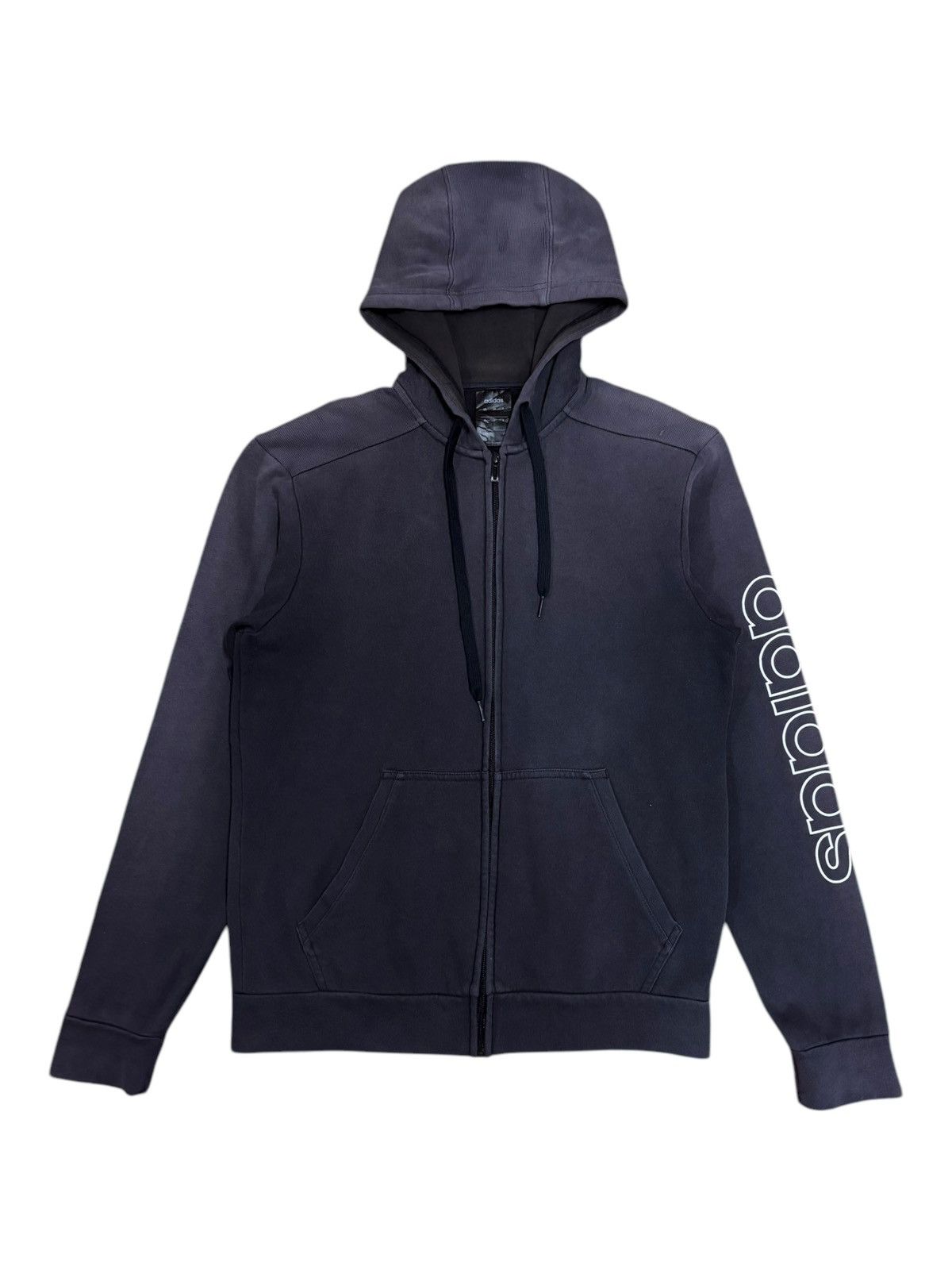 Adidas × Vintage Y2k Vintage Adidas Faded Spell Out Hoodie Size US S / EU 44-46 / 1 - 4 Thumbnail
