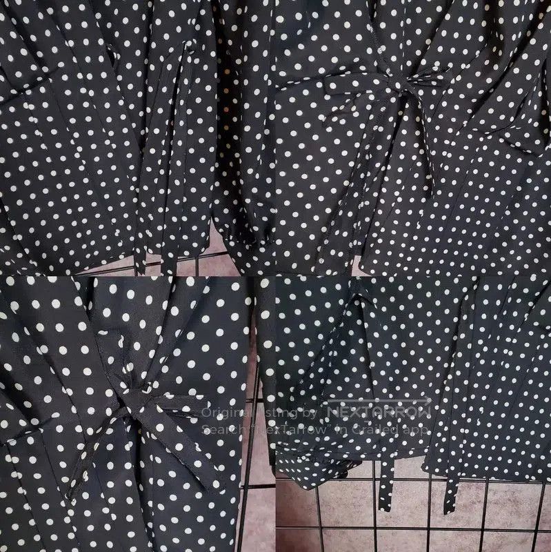 Dior Dior Black Polka Dot Long Sleeve Blouse . Size M / US 6-8 / IT 42-44 - 6 Thumbnail