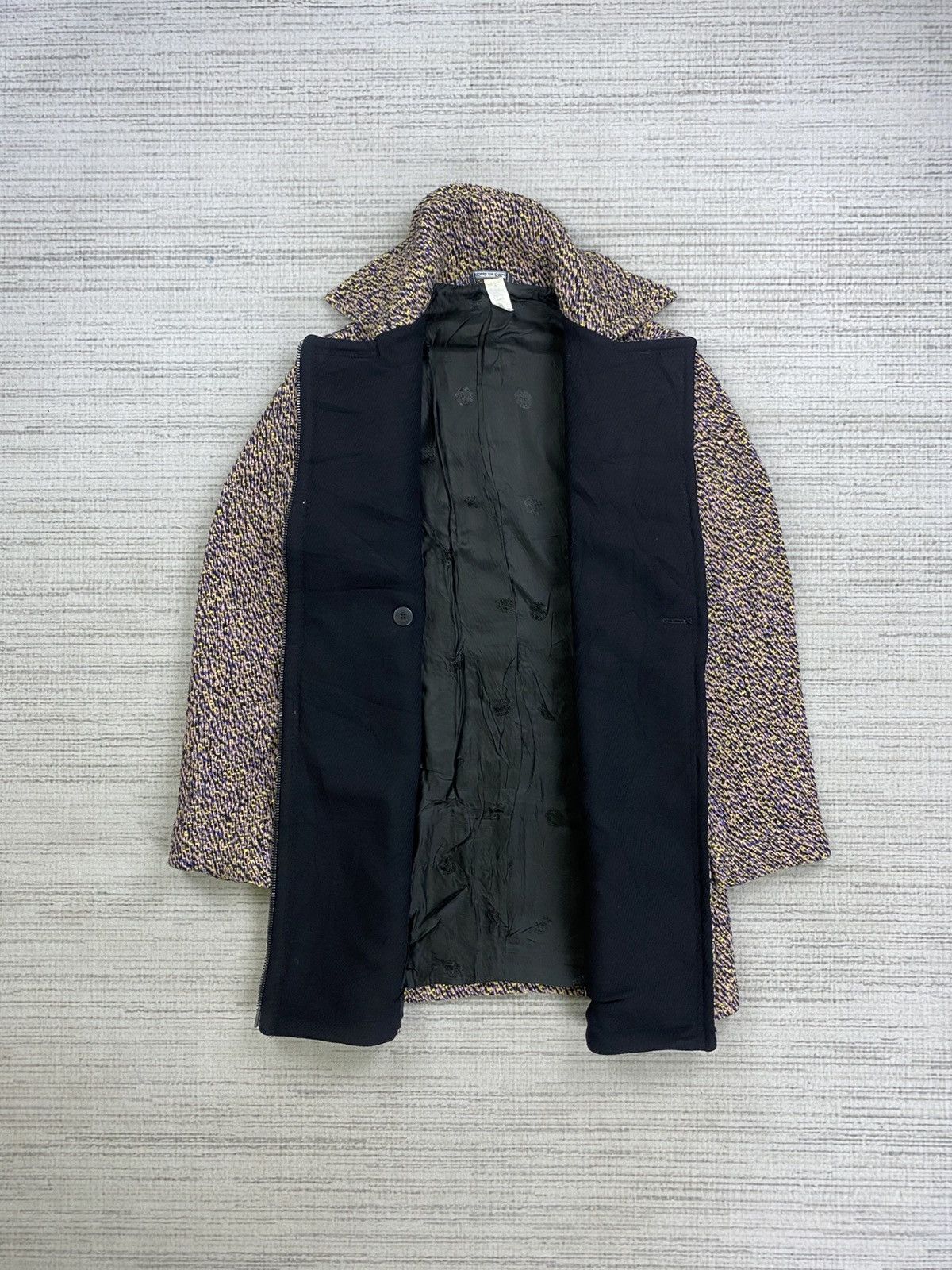 Versace 🔥RARE Vintage Gianni Versace Asymmetrical Knit Jacket Size US S / EU 44-46 / 1 - 8 Thumbnail