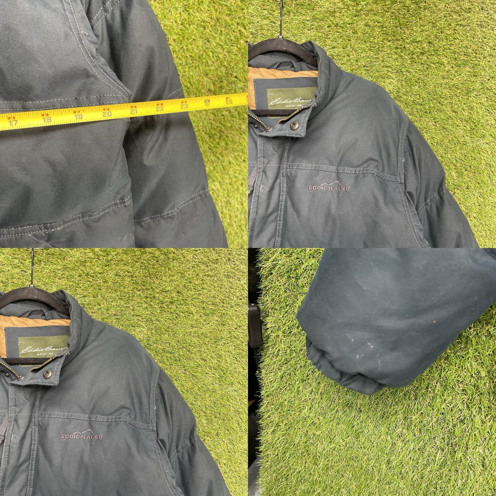 Eddie Bauer Eddie Bauer EB650 Down Jacket Mens M Blue Goose Down 650 Puffer Jacket Solid Zip Full Zip Medium Regular Coat Size US M / EU 48-50 / 2 - 8 Thumbnail