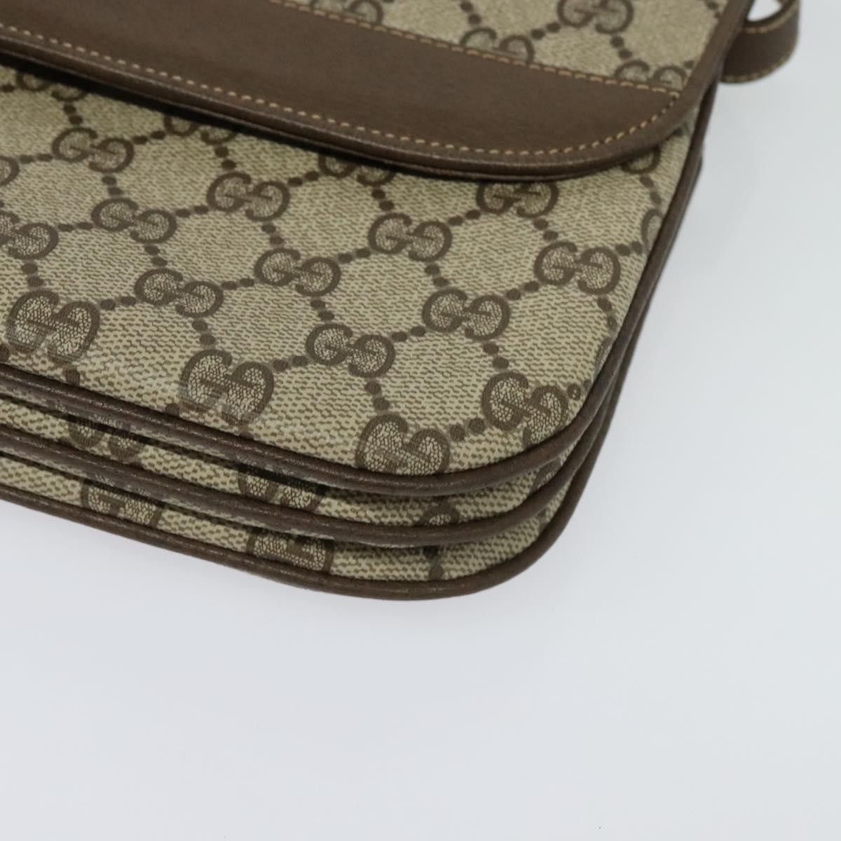 Gucci GUCCI GG Supreme Shoulder Bag Pvc Beige Gold 004 256 004 256 Size ONE SIZE - 11 Thumbnail