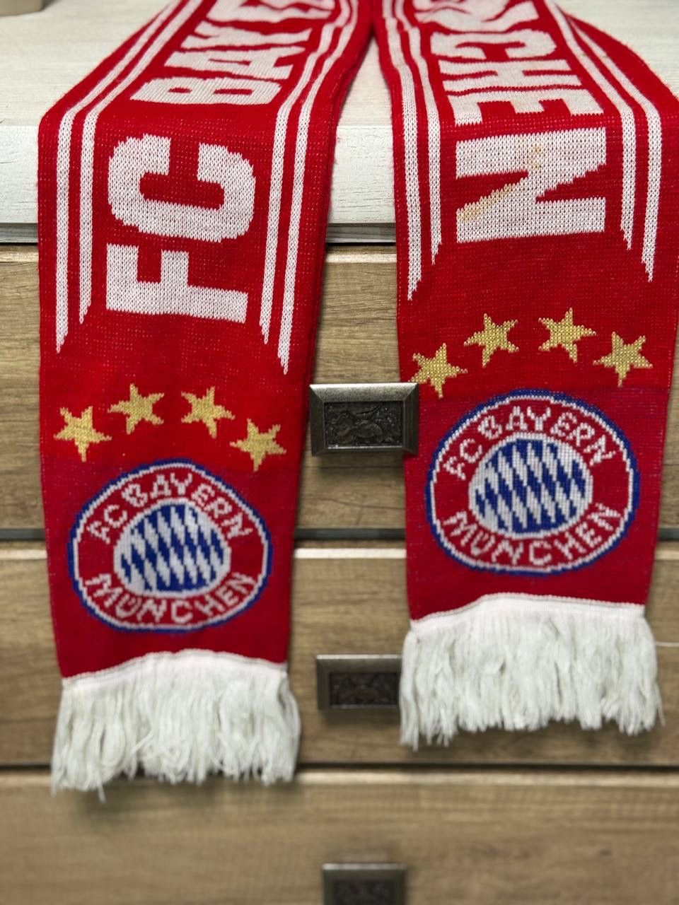 Issey Miyake VTG Scarf FC Bayern Munchen Football Fun Ultrass Hype Trend Size ONE SIZE - 6 Thumbnail