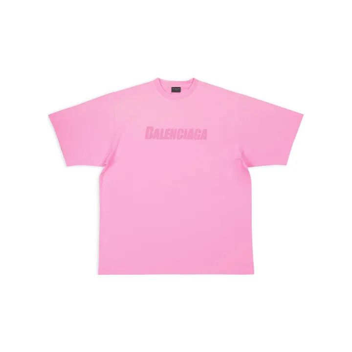 Balenciaga Balenciaga Vintage Logo Distressed T-Shirt Pink Size US M / EU 48-50 / 2 - 1 Thumbnail