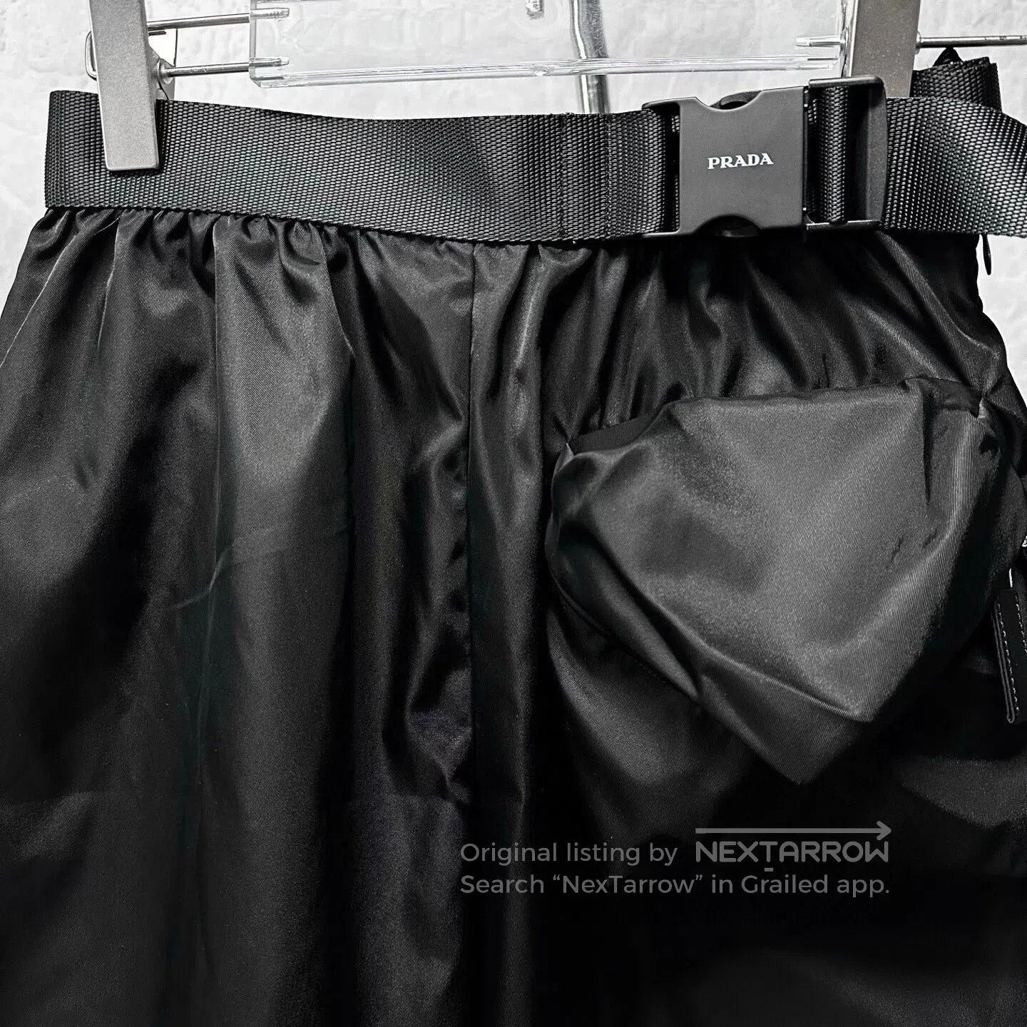 Prada Prada Black Shorts with Side Pocket. Size 25" / US 0 / IT 36 - 2 Thumbnail