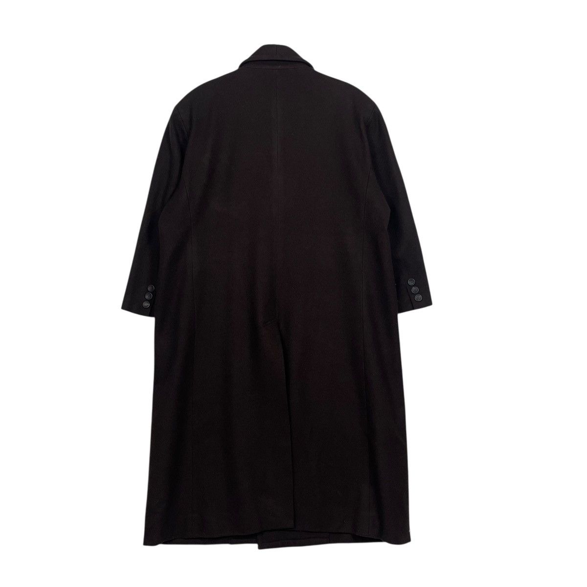 Issey Miyake Vintage 80s Issey Miyake Double Breasted Wool Overcoat Size US M / EU 48-50 / 2 - 8 Thumbnail