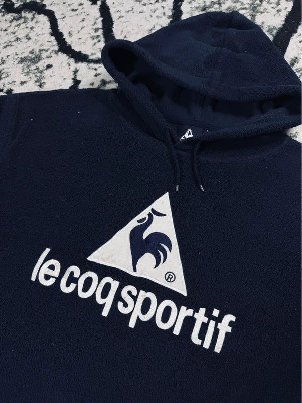 Le Coq Sportif Le Coq Sportif navy blue fleece hoodie M Size US M / EU 48-50 / 2 - 3 Thumbnail