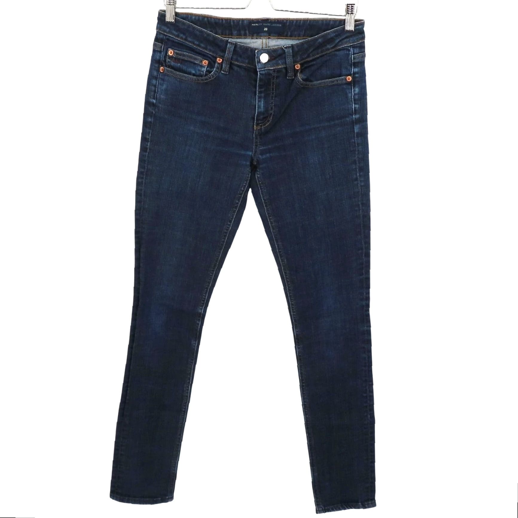 Marc by Marc Jacobs Marc by Marc Jacobs Women Jeans 28 Chrissie 003 Low Rise Skinny Leg Blue Denim Size 28" / US 6 / IT 42 - 2 Thumbnail