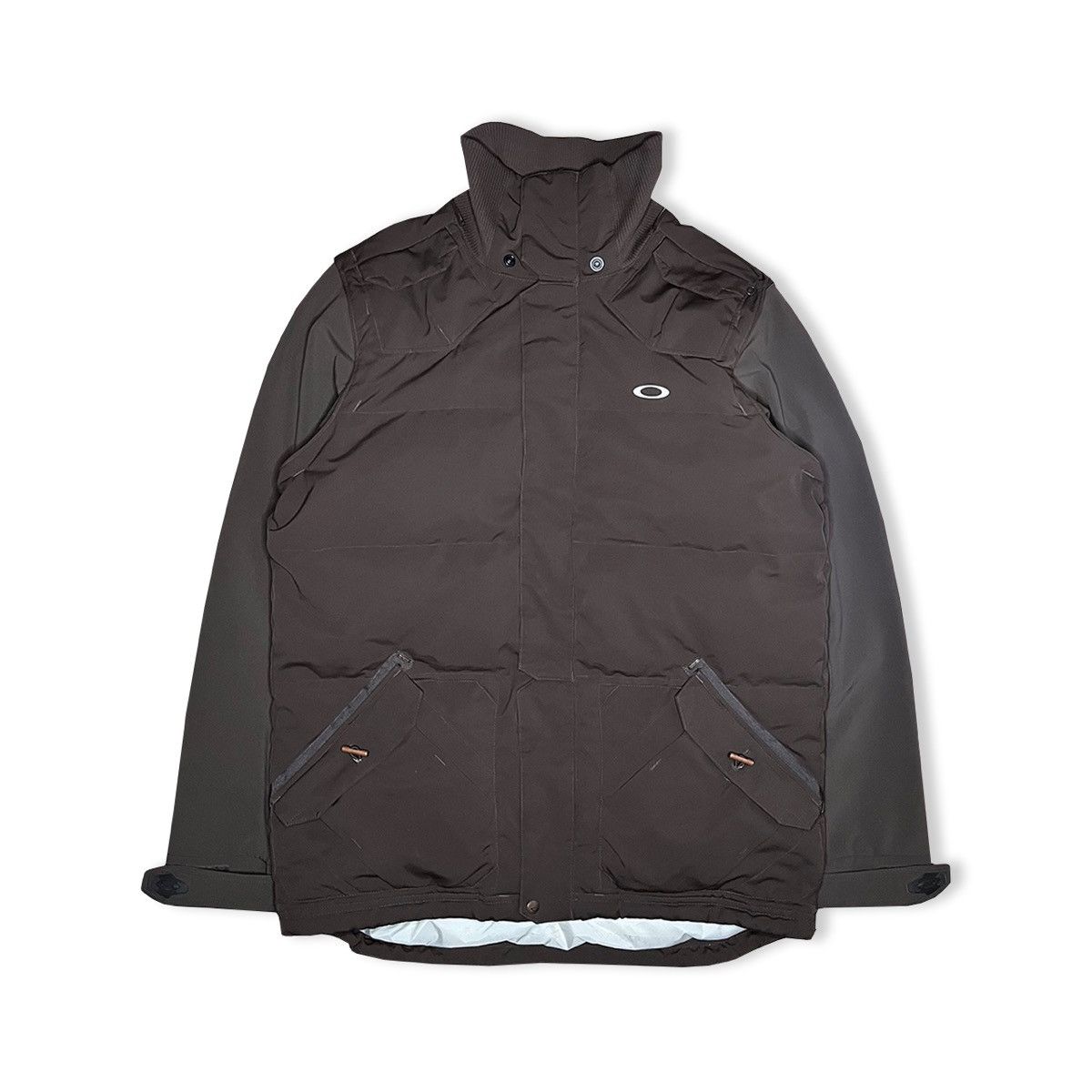 Oakley 2009 Oakley Convertible Technical Puffer Jacket / Gilet Size US L / EU 52-54 / 3 - 1 Thumbnail