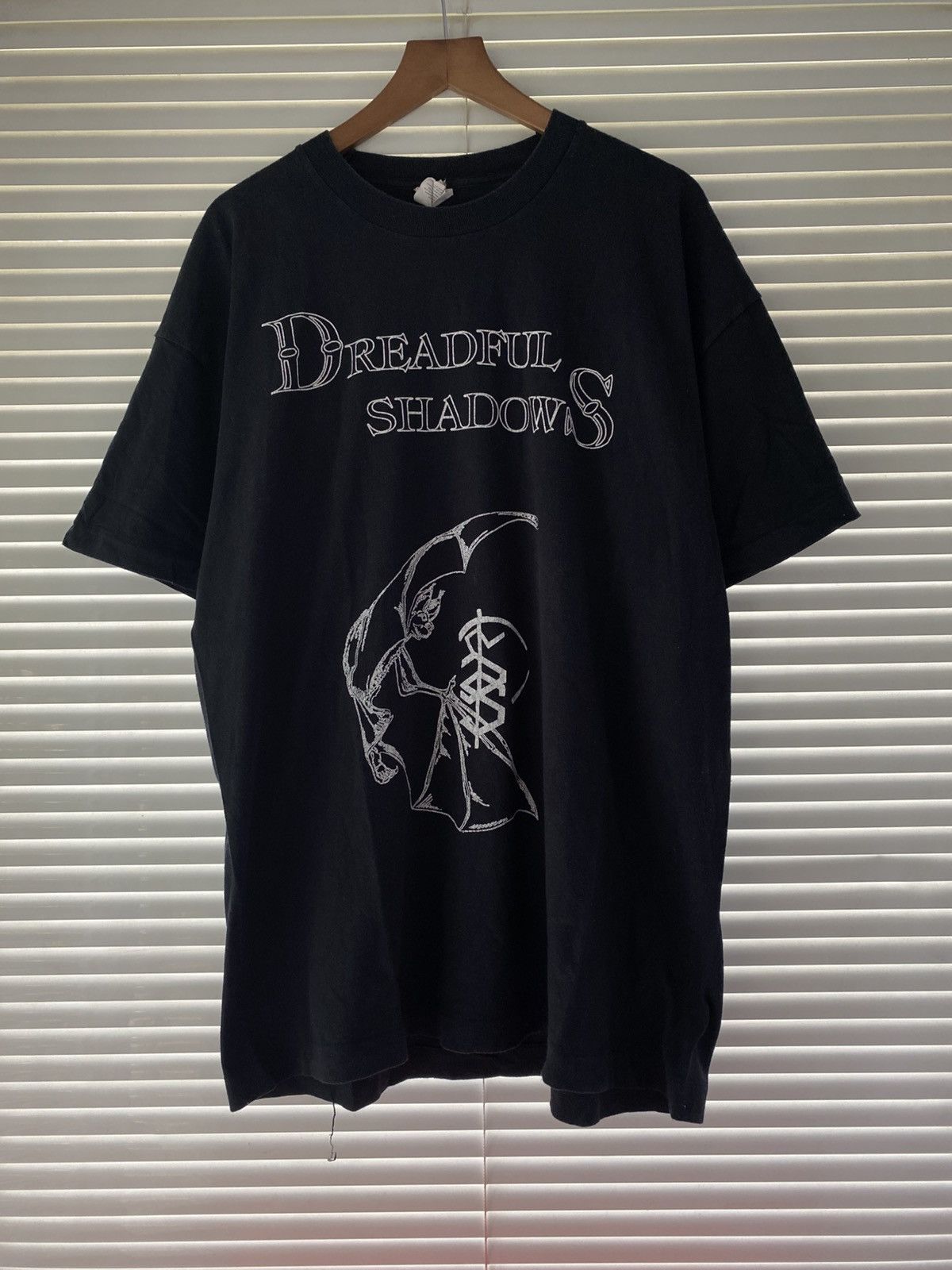 Band Tees × Vintage Deadful Shadow Gothic Rock Metal Band Y2K Batman Tee Size US XL / EU 56 / 4 - 1 Thumbnail