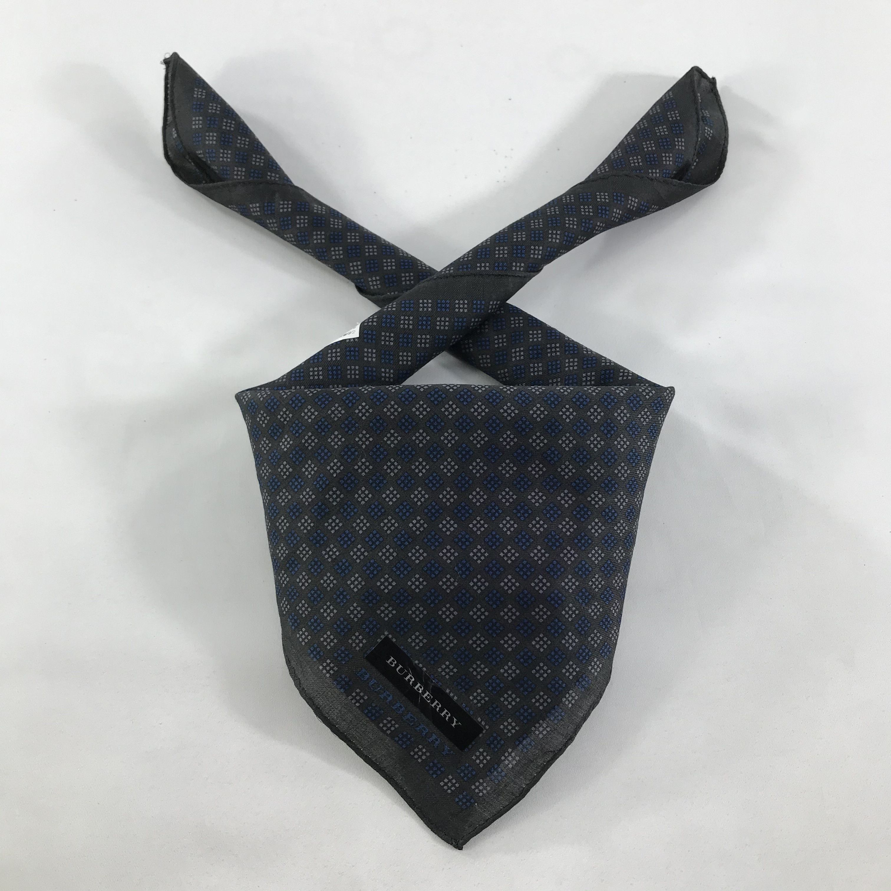 Burberry × Vintage Burberry Bandana / Handkerchief / Neckerchief - S1337 Size ONE SIZE - 3 Thumbnail