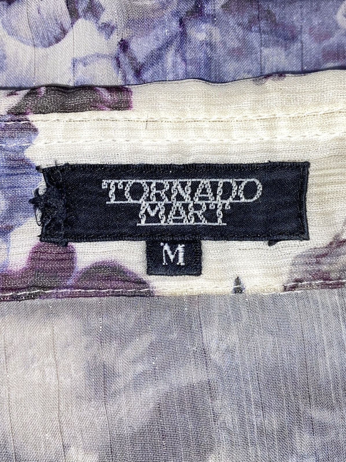 Tornado Mart TORNADO MART Flower Patterned Mesh Shirt Size US S / EU 44-46 / 1 - 7 Thumbnail