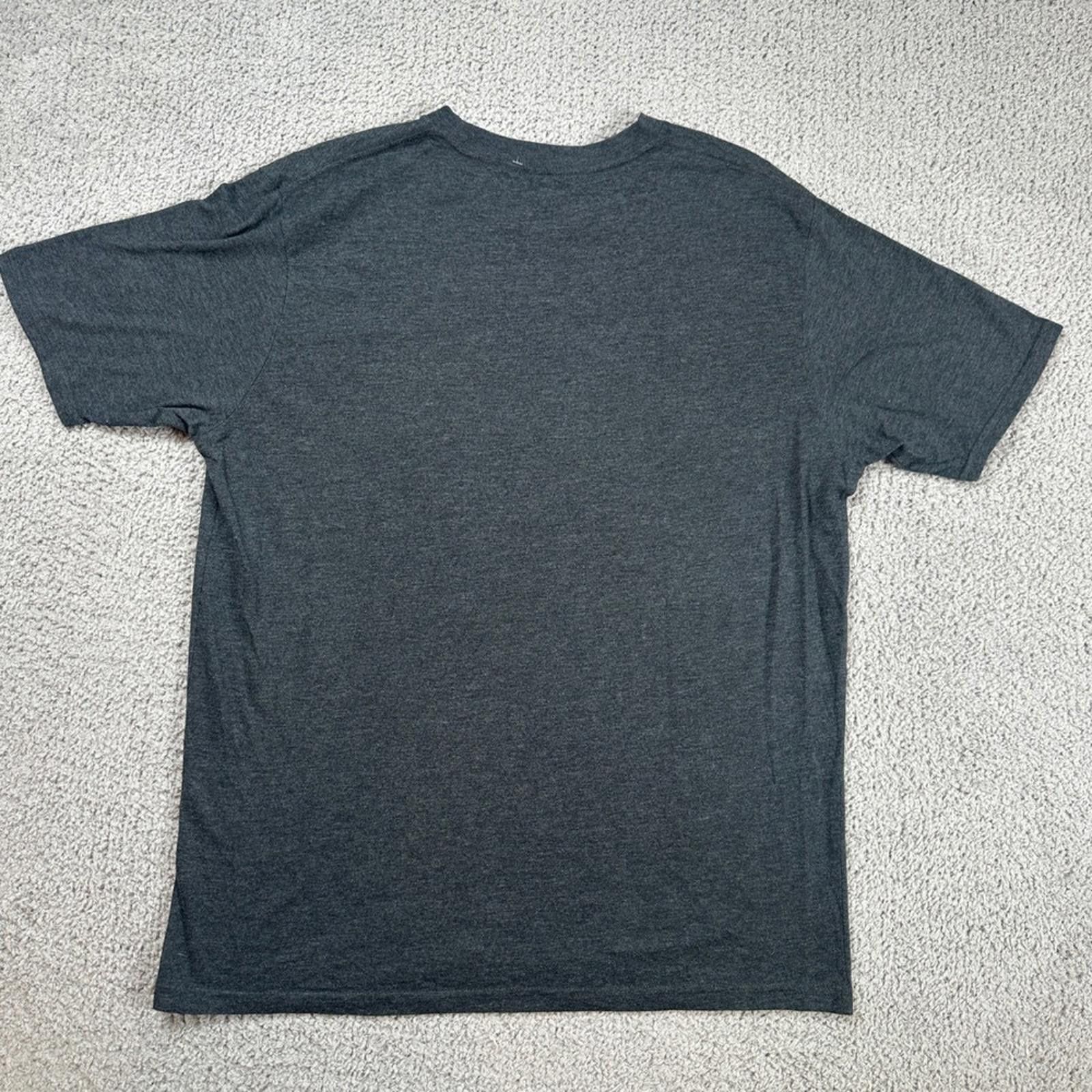 NCAA Nebraska Huskers T Shirt Mens L Charcoal Established 1869 Size US L / EU 52-54 / 3 - 3 Thumbnail