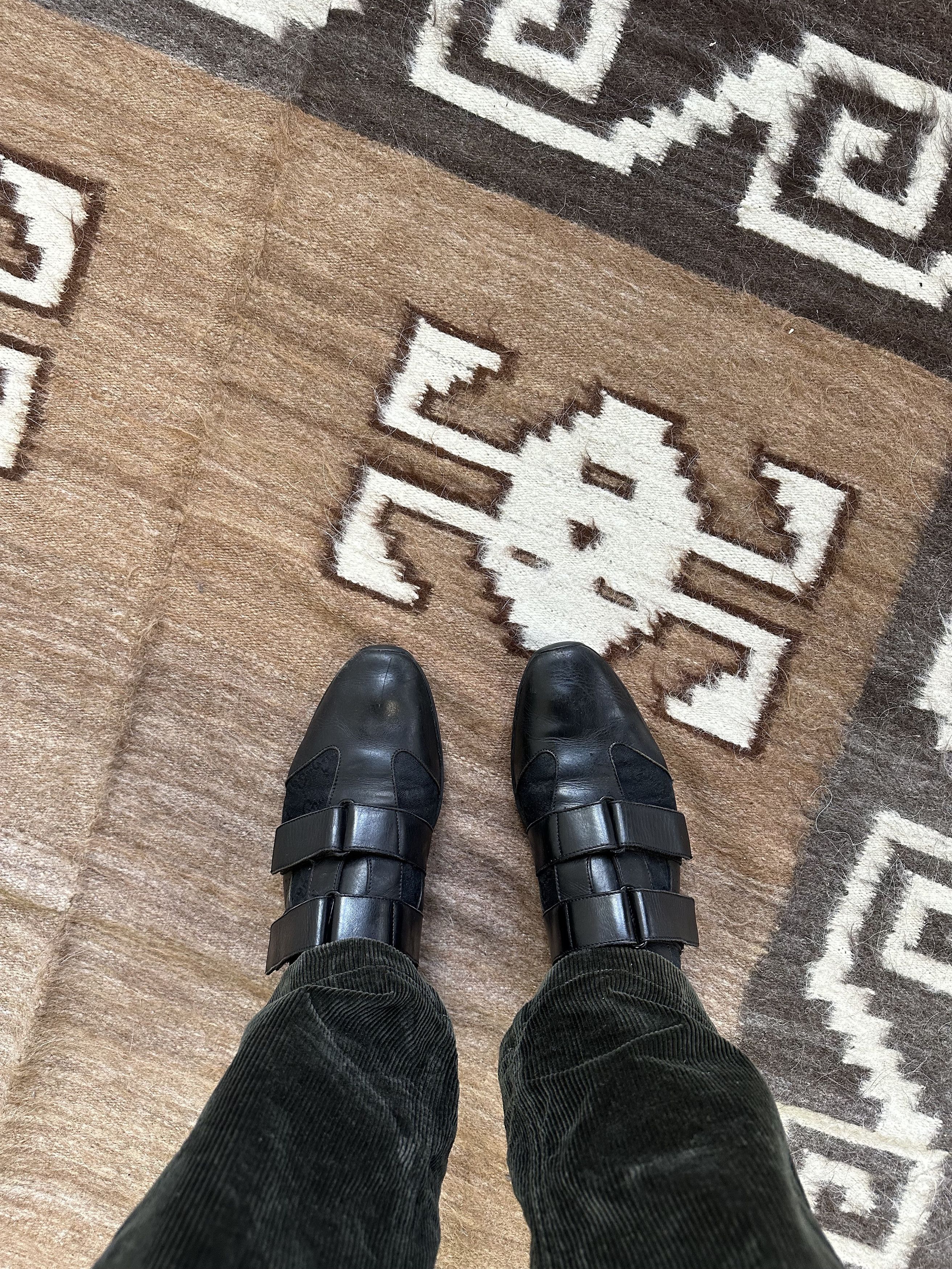 Designer × Gucci Gucci Monogram Vintage y2k Velcro Trainers Sneakers 5935AC Size US 8.5 / EU 41-42 - 2 Thumbnail