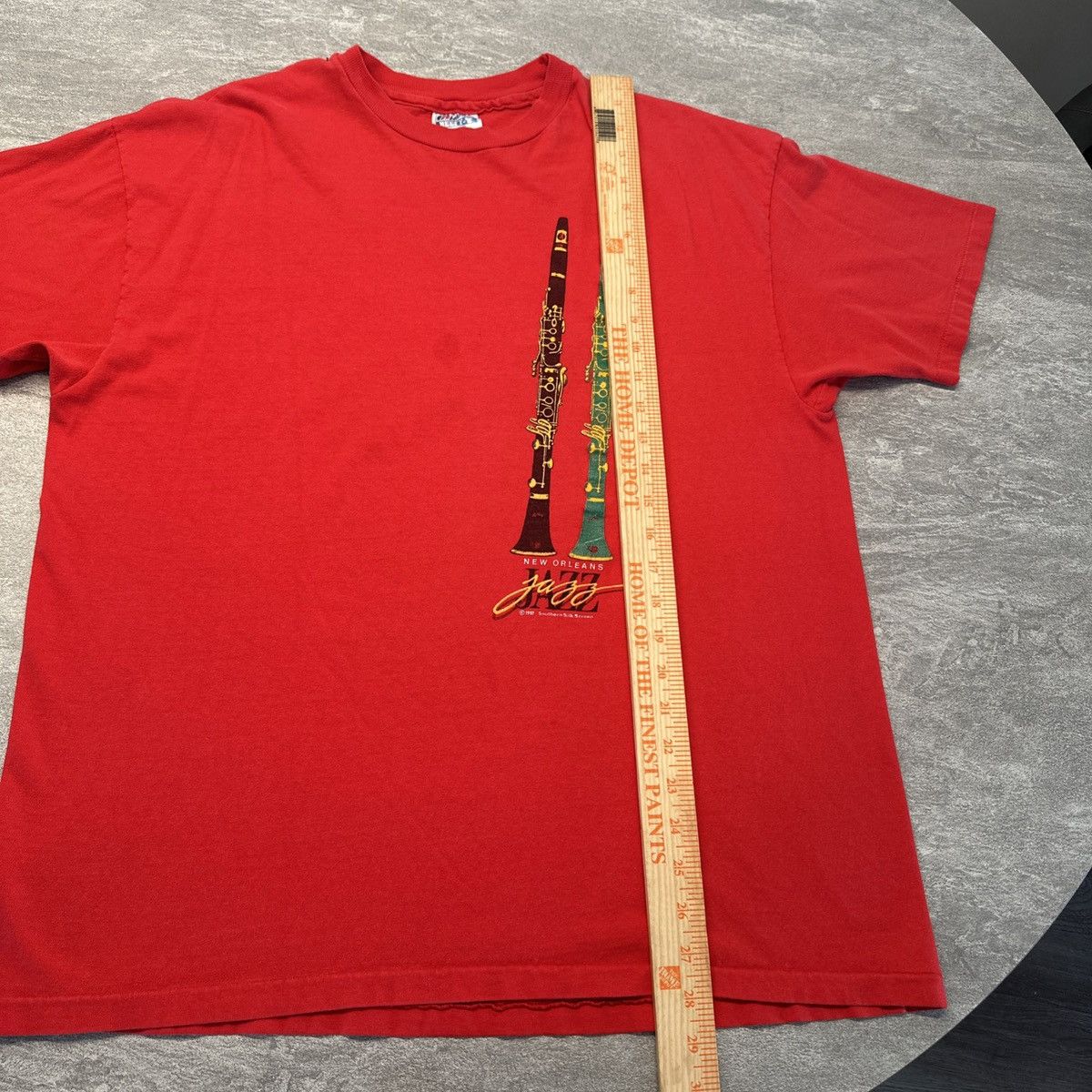 Vintage Vintage 1987 New Orleans Louisiana Jazz Clarinet T Shirt 80s Size US XL / EU 56 / 4 - 6 Thumbnail