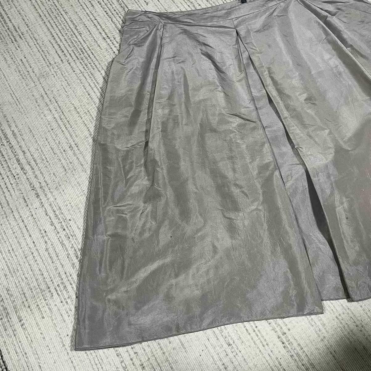 Jil Sander a37 Jil Sander Navy Silk Skirt Size 33" - 4 Thumbnail