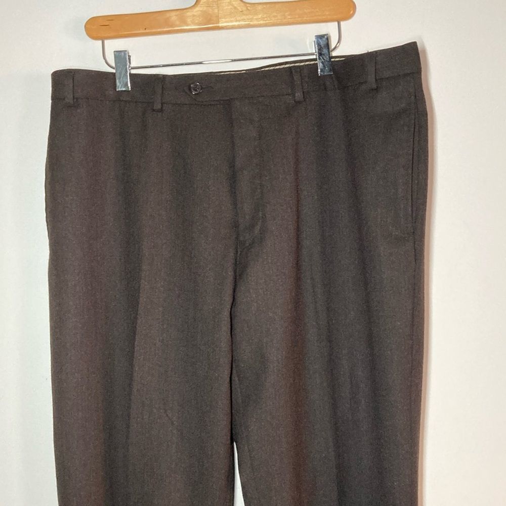 Ralph Lauren Lauren Ralph Lauren Mens 38 X 32 Brown Wool Dress Trousers Size US 38 / EU 54 - 4 Thumbnail