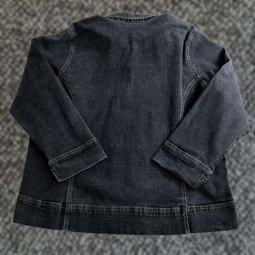 Vintage Ashley Stewart Denim Blue Jean Jacket Size 20w Women’s Plus Jacket, Denim, Casual, Mid-Length, Button Closure, Blue, Women, Plus, 20w Size 42" / US 20 - 1 Thumbnail