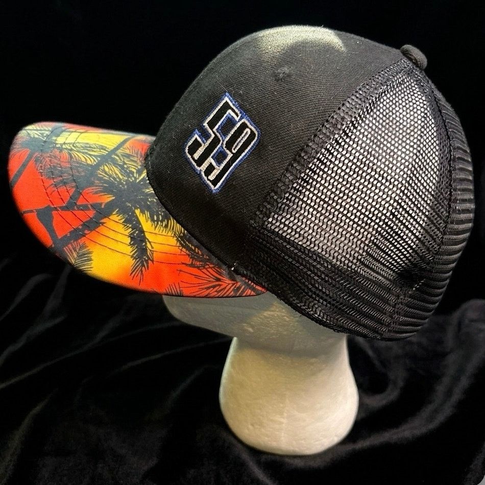 Other Red Palm Tree ArtRageous Men’s Hat. Size ONE SIZE - 3 Thumbnail