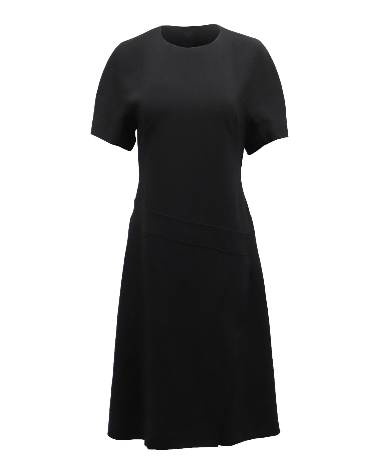 Alexander Wang Alexander Wang Pleated Dress in Black Crepe-Satin Size XS / US 0-2 / IT 36-38 - 1 Thumbnail