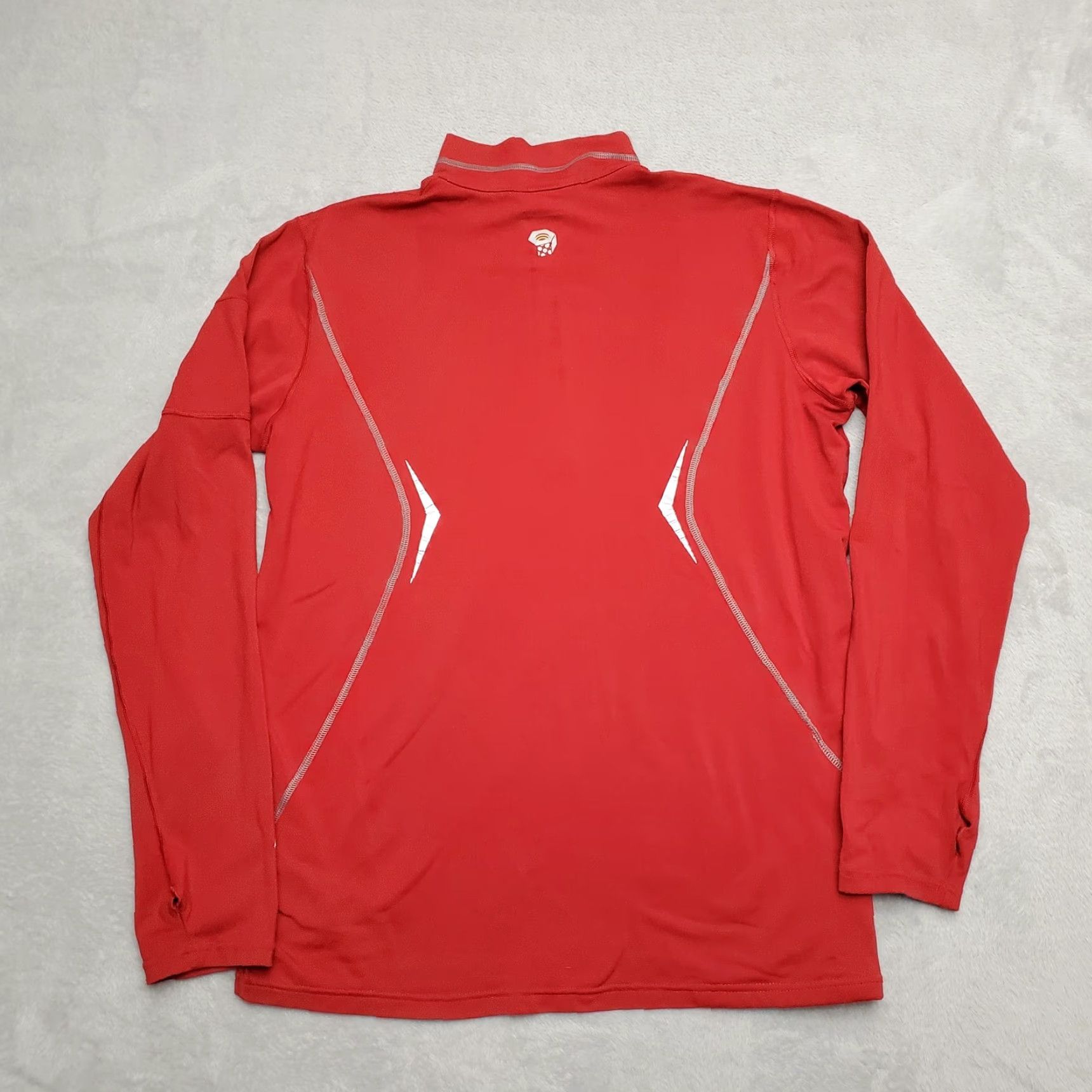 Mountain Hardwear Mountain Hardwear Jacket Men S Red 1/4 Zip Pullover Performance Stretch Bike Shirt Sweatshirt Outdoor Casual Mens Size US S / EU 44-46 / 1 - 6 Thumbnail