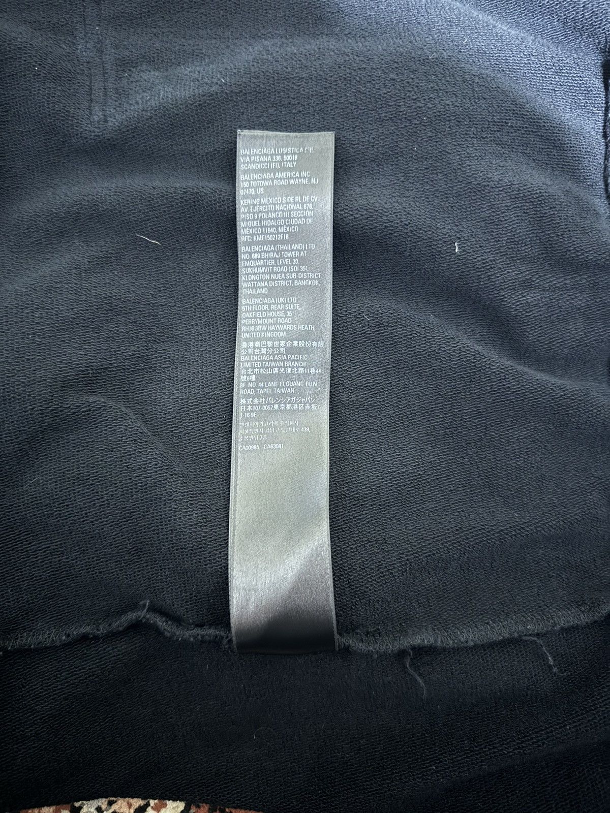 Balenciaga Balenciaga Gaffer Small Fit Zip Up Hoodie Size US S / EU 44-46 / 1 - 9 Thumbnail