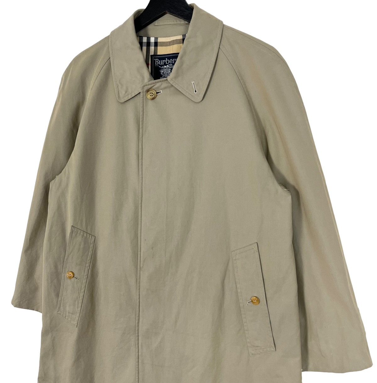 Burberry × Vintage Vintage 90’s Burberrys Men’s Trench Coat Size US S / EU 44-46 / 1 - 5 Thumbnail
