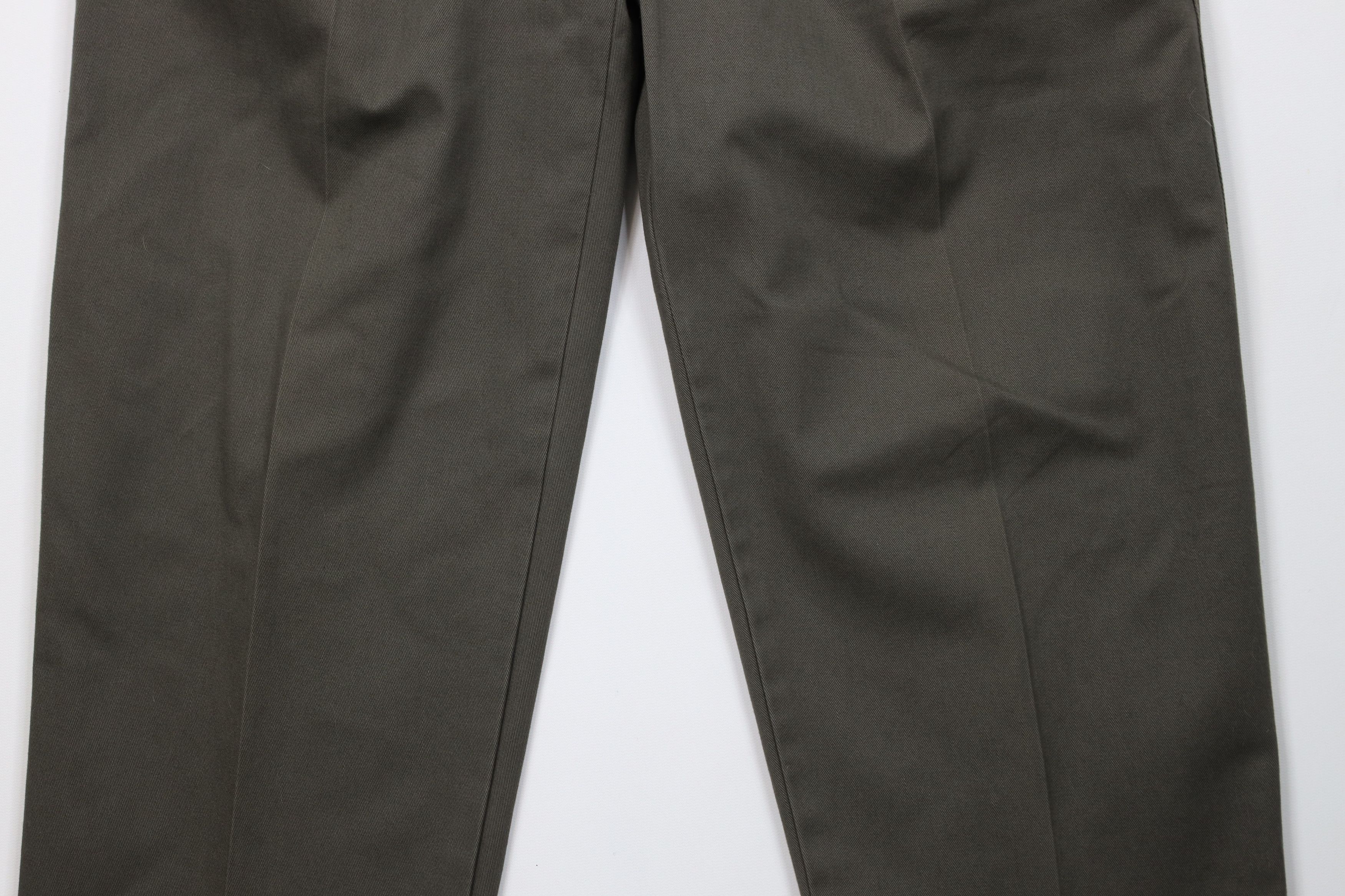 Dockers Vintage 90s Dockers Straight Leg Chino Pants Green USA Size US 34 / EU 50 - 3 Thumbnail