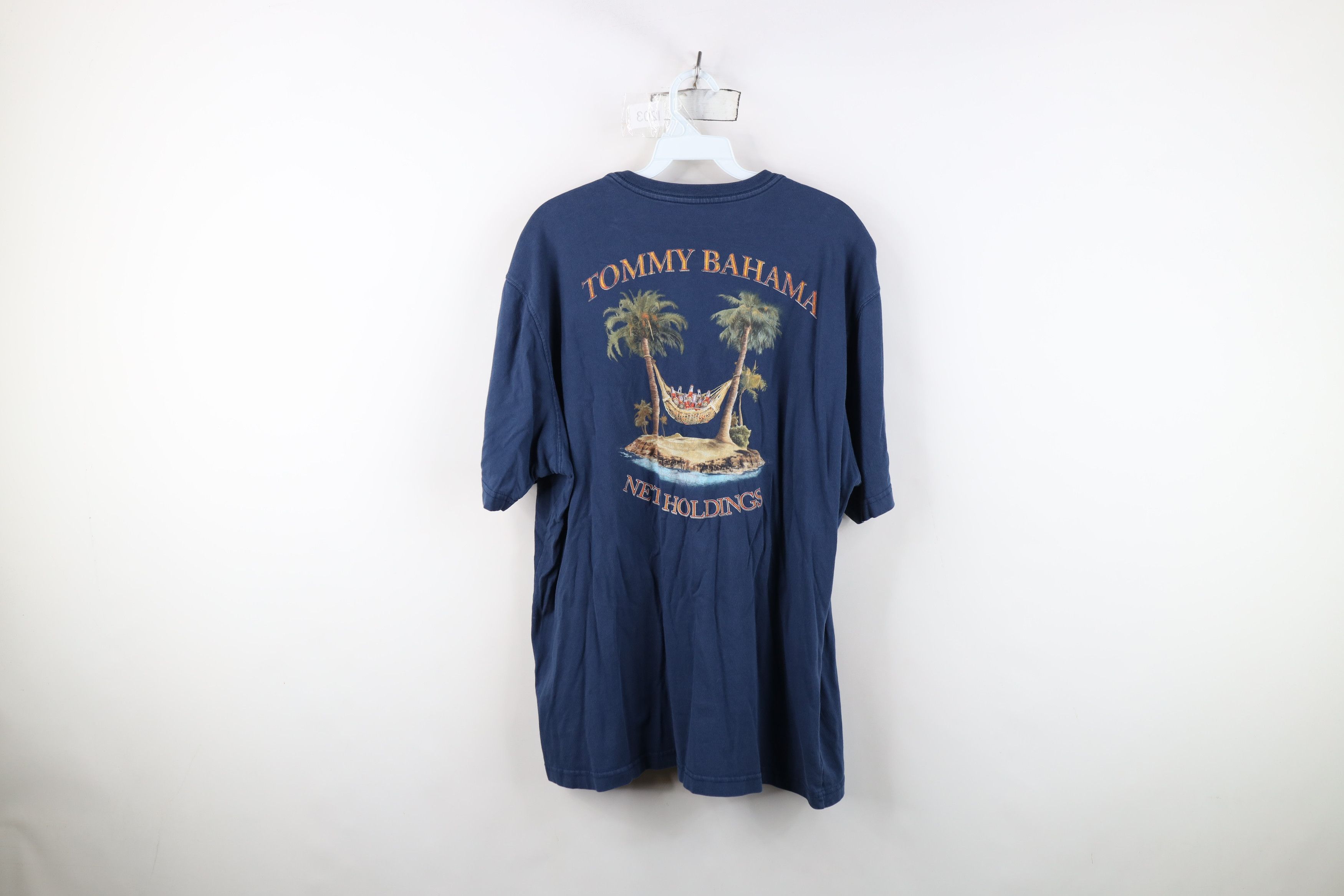 Tommy Bahama Vintage Y2K Tommy Bahama Relax Net Holdings Hammock T-Shirt Size US L / EU 52-54 / 3 - 13 Thumbnail