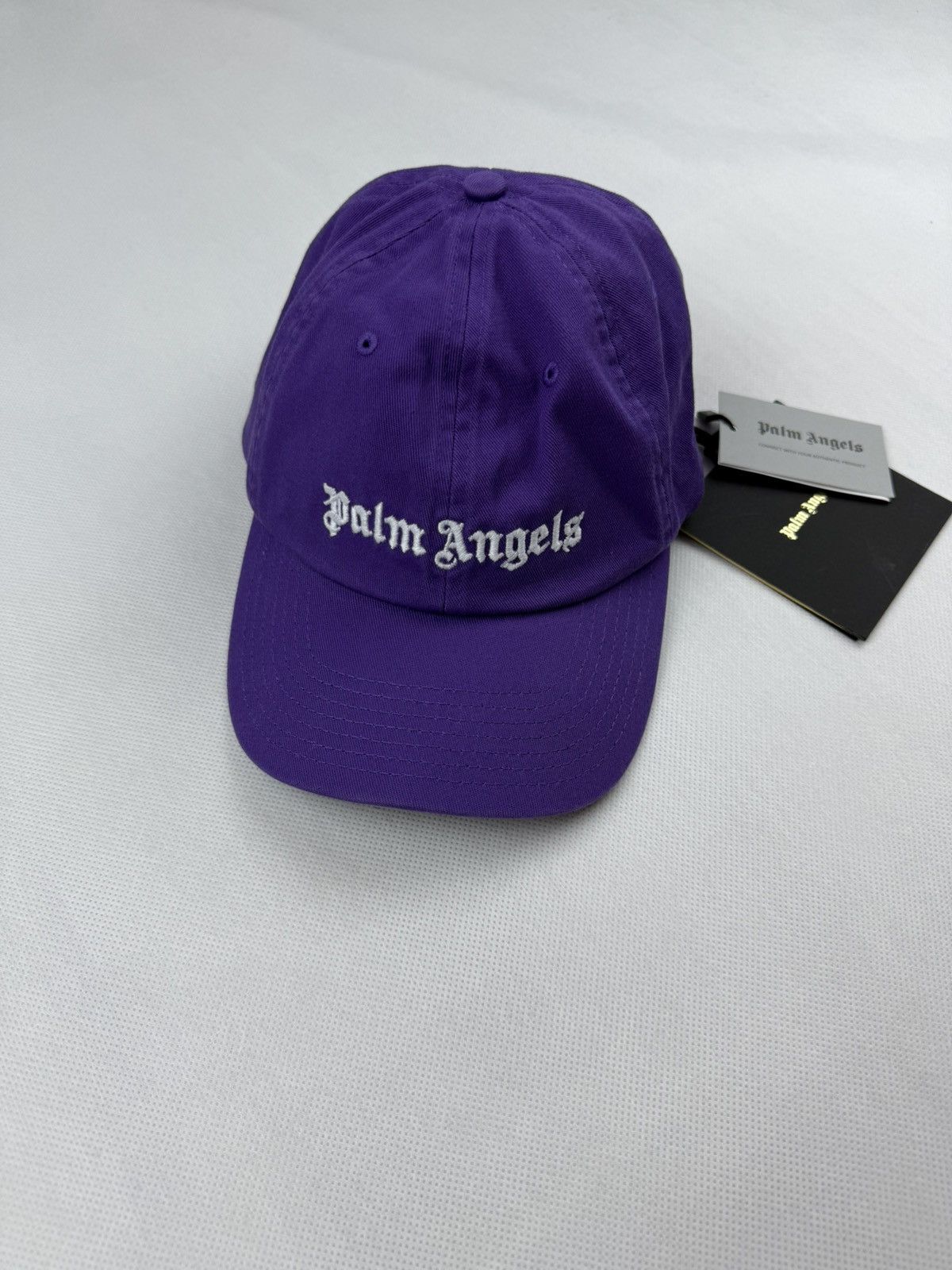 Palm Angels Palm Angels Purple Embroidered Logo Cap Swag Streetstyle Size ONE SIZE - 2 Thumbnail