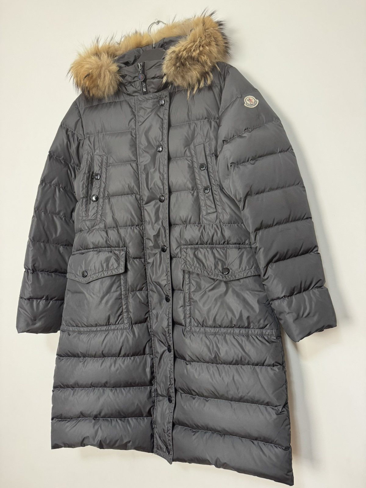 Moncler Moncler Merin Giubbotto Coat Down Puffer Parka Jacket Fur Size L / US 10 / IT 46 - 5 Thumbnail