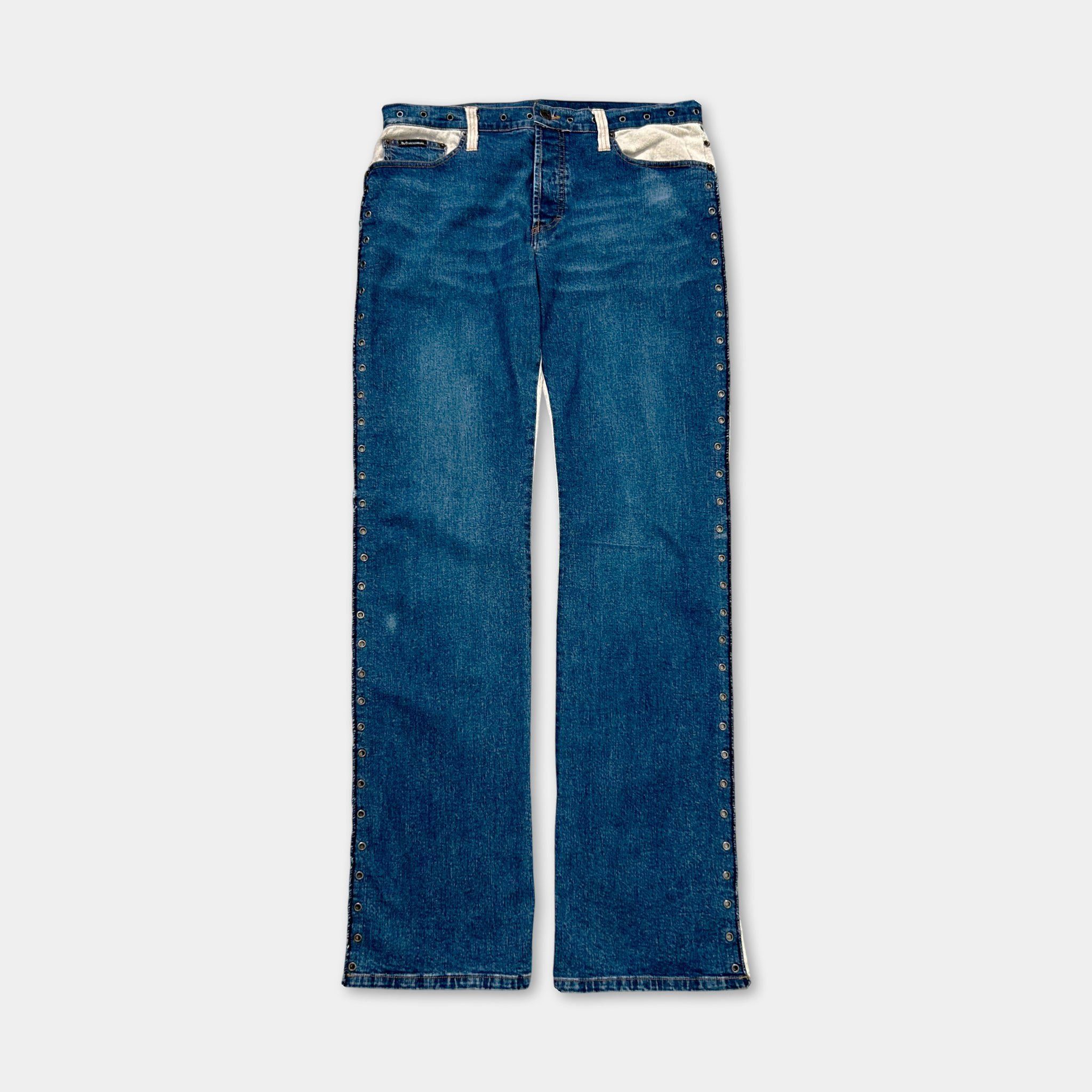 Dolce & Gabbana Dolce & Gabbana 2000's Hybrid Studded Jeans Pants Size 29" - 1 Thumbnail