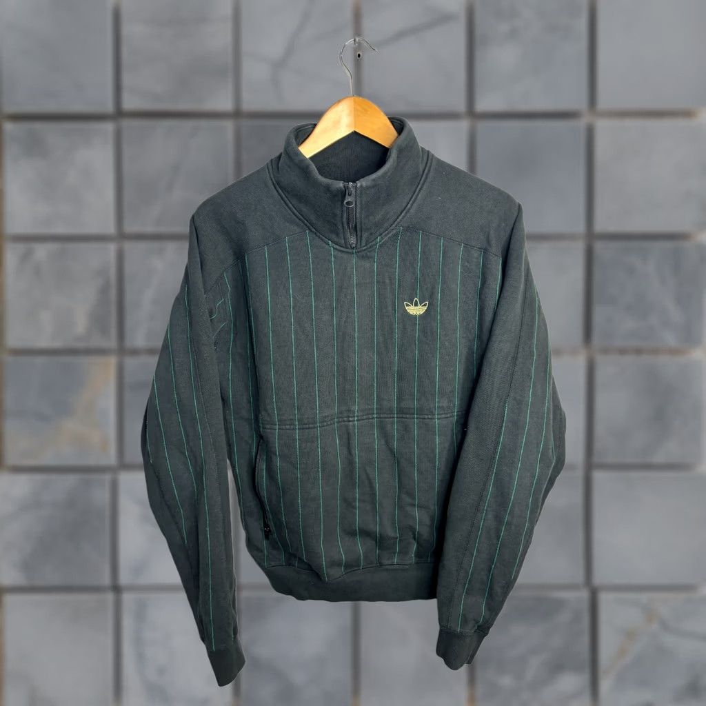Adidas adidas Tyshawn Jacket Men's S Black Stripe Windbreaker Full Zip Pockets Classic Size US S / EU 44-46 / 1 - 1 Thumbnail