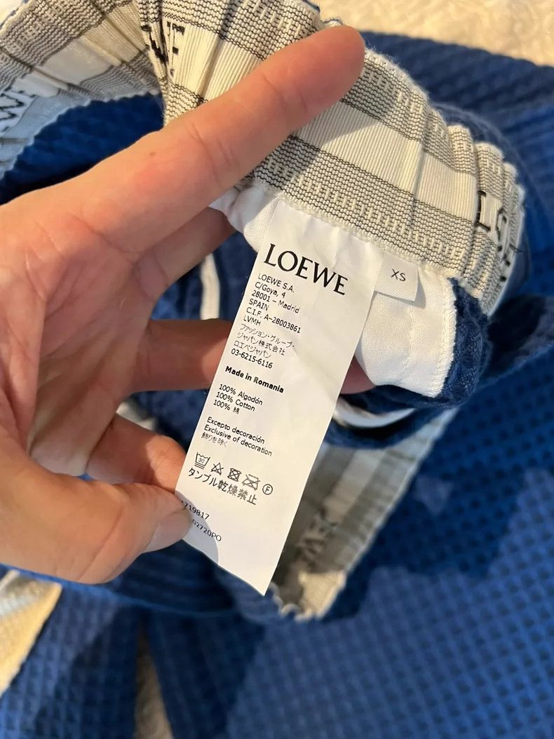 Loewe Loewe size S Waffle fringe shorts in spring and summer of 2 Size 33" - 4 Thumbnail