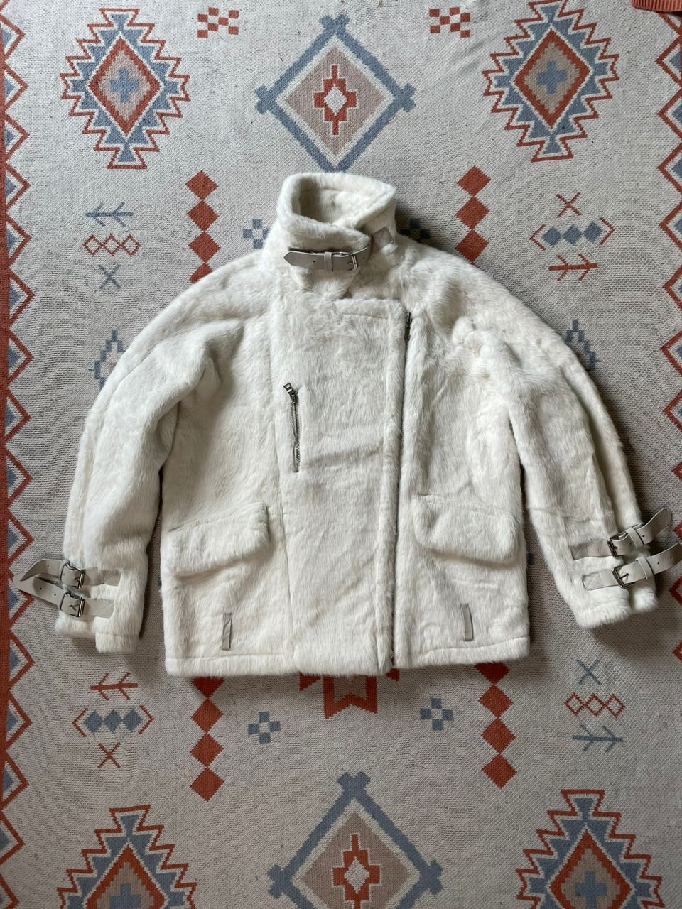 If Six Was Nine × Japanese Brand × Le Grande Bleu (L.G.B.) Gray Mare Faux Fur Jacket Size US S / EU 44-46 / 1 - 1 Thumbnail