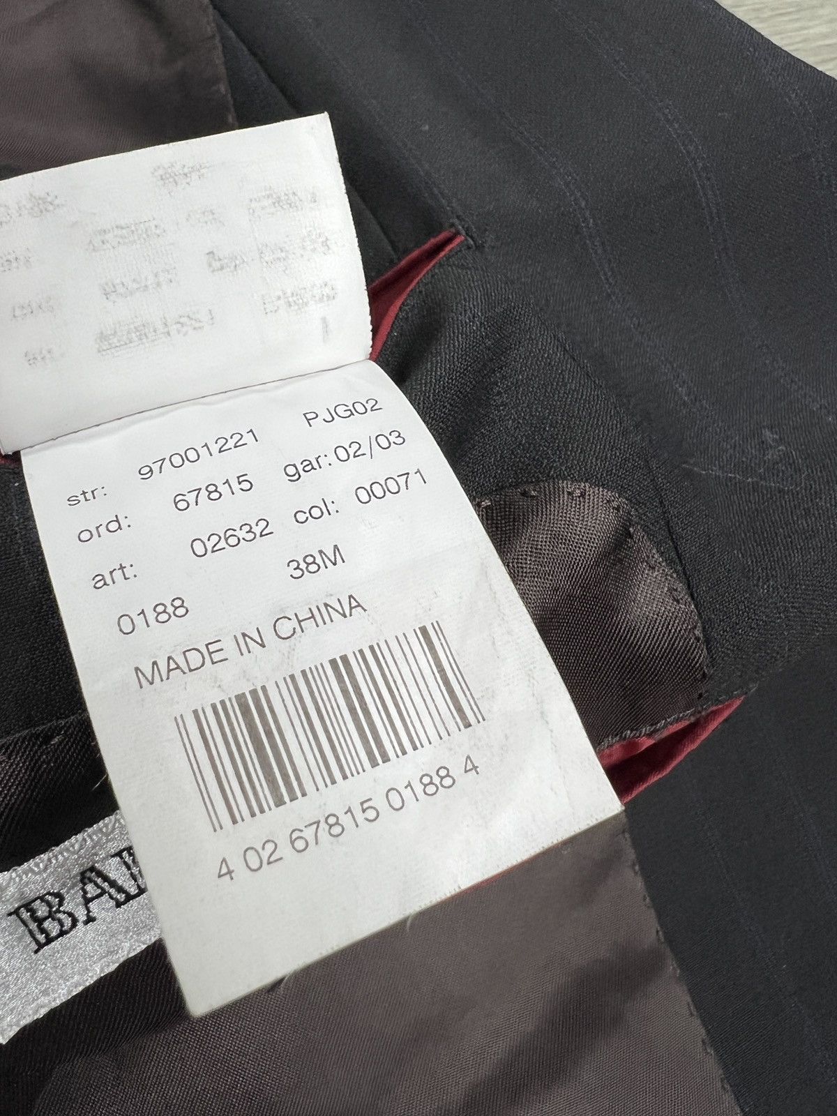 Balmain Vintage Balmain Paris Striped Men suit, Blazer and Pants szM Size 42R - 13 Thumbnail