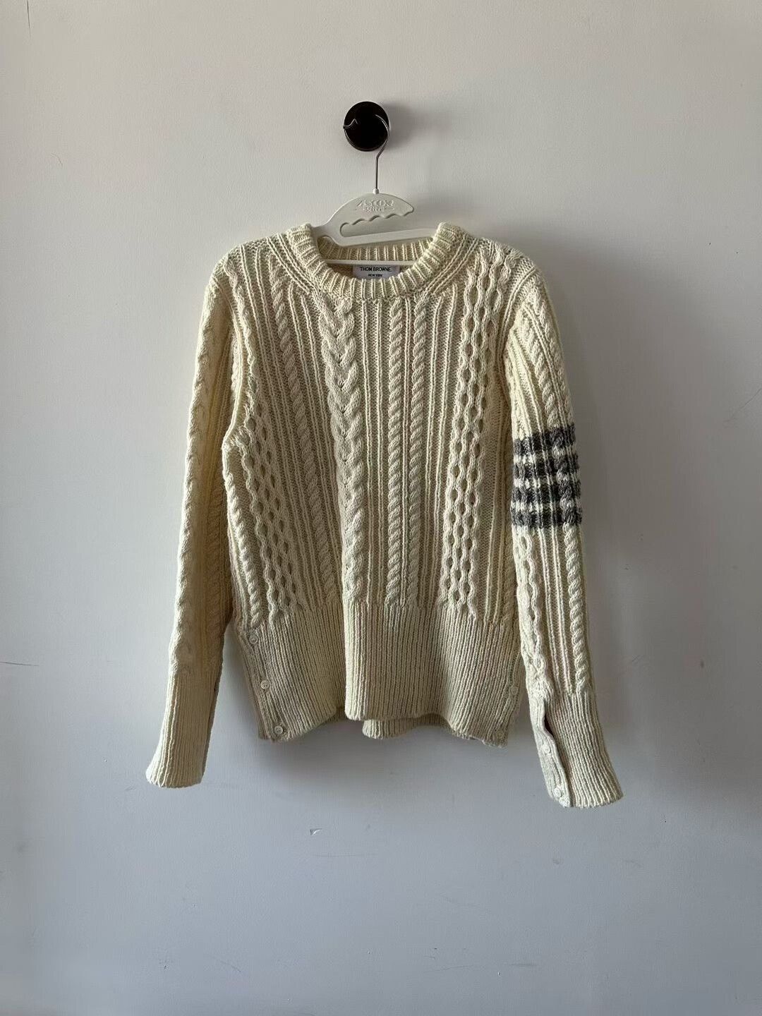 Thom Browne thom browne cable knit wool sweater Size US M / EU 48-50 / 2 - 1 Thumbnail