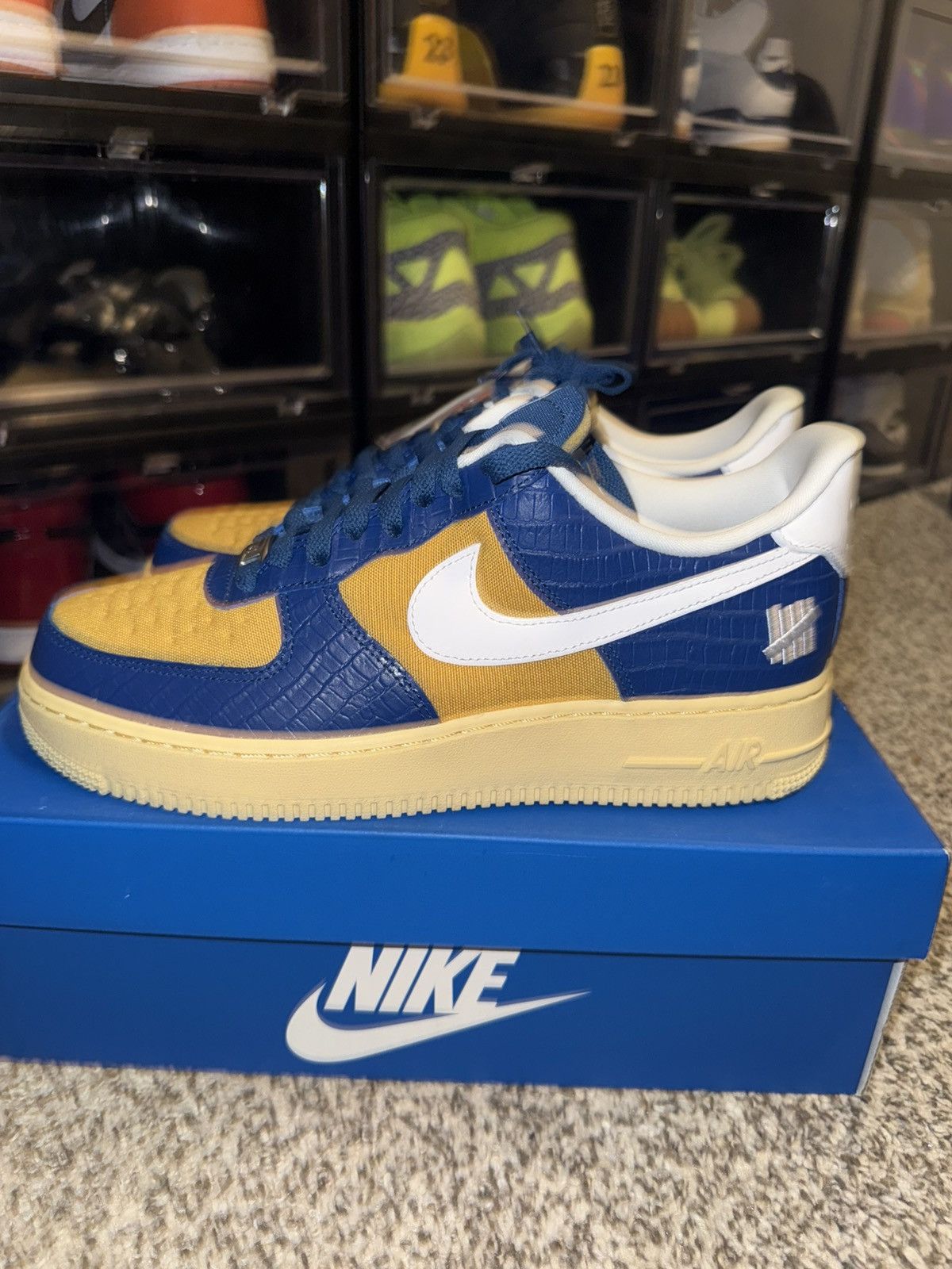 Nike × Undefeated Nike x Undefeated AF1 Court Blue Size US 9.5 / EU 42-43 - 2 Thumbnail