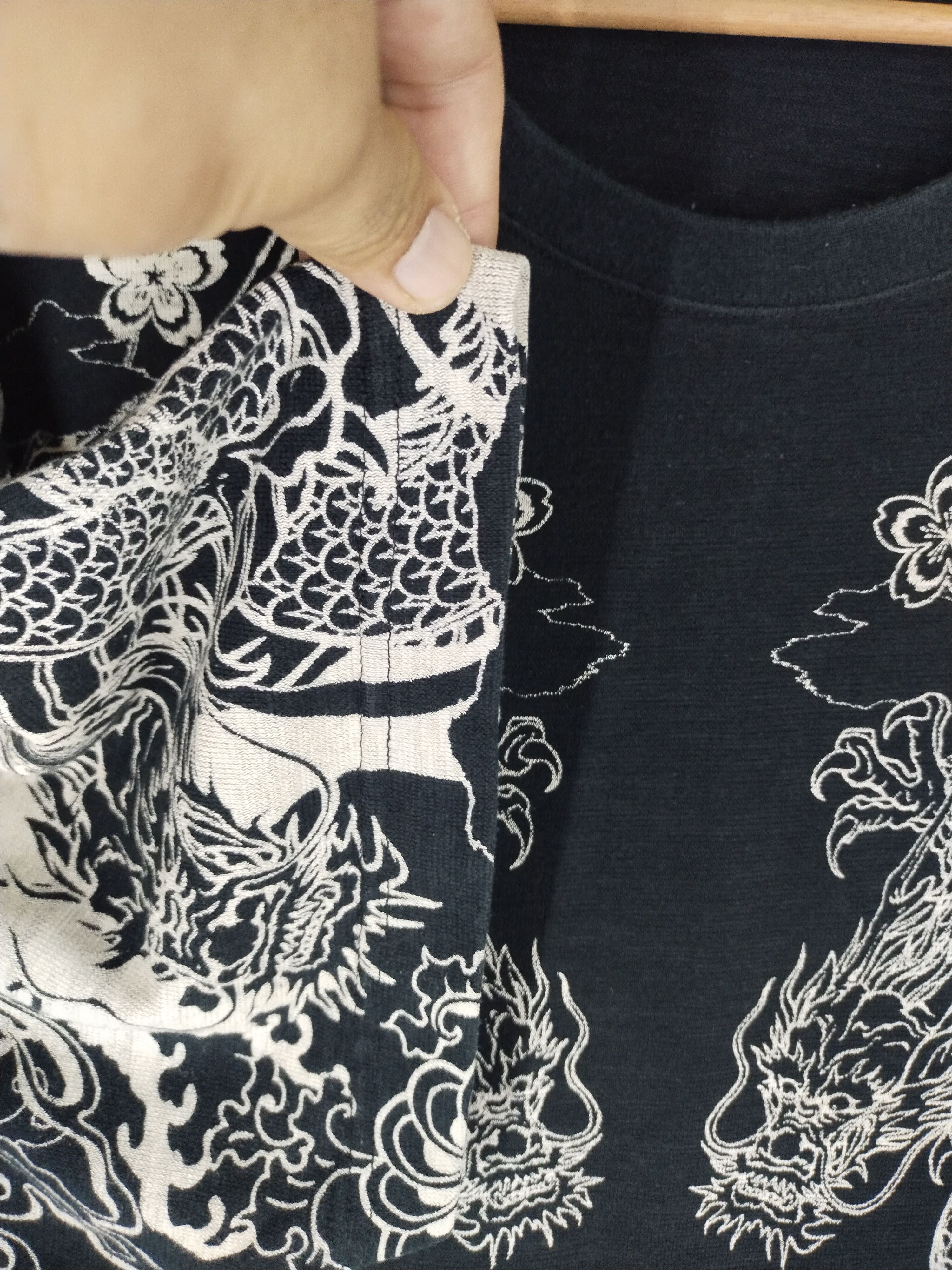 Karakuri Tamashii Rare Vintage Sukajan Dragon Overprint Karakuri Tamashi Tee Size US XL / EU 56 / 4 - 6 Thumbnail