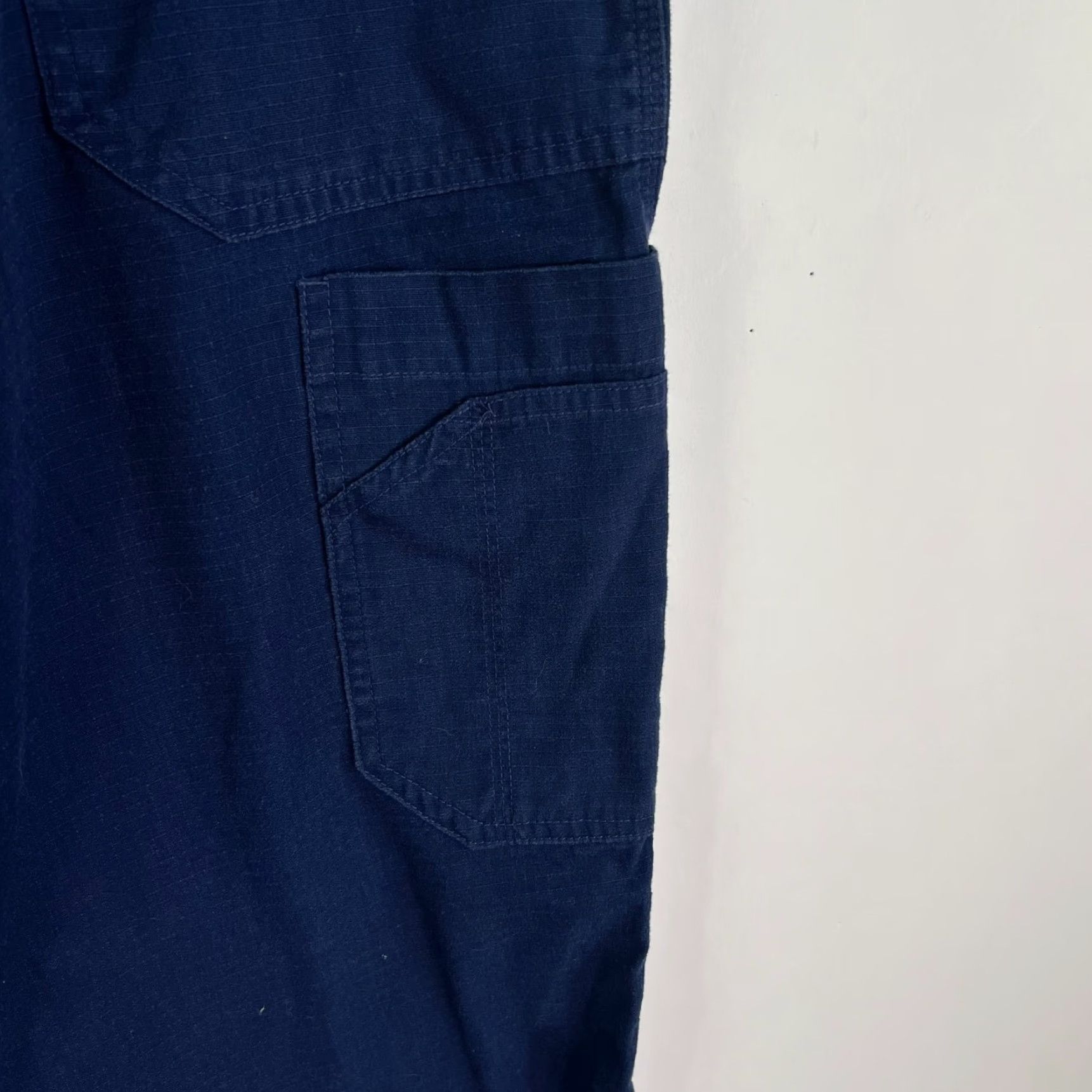 Carhartt Carhartt Mens Cross Flex Scrubs Pants Blue XL 42X29.5 Cotton Blend Utility Leg C54108 Size US 36 / EU 52 - 4 Thumbnail