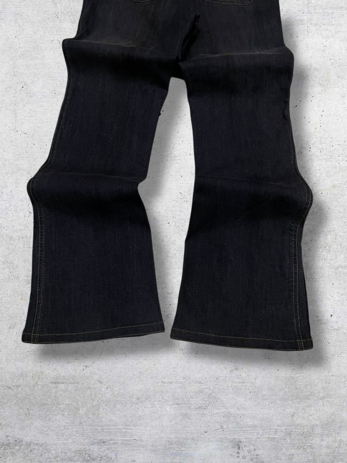 Tornado Mart VINTAGE JAPAN DESIGNER TRADITIONAL OG 1990S FLARED CUT DENIM Size US 27 - 10 Thumbnail