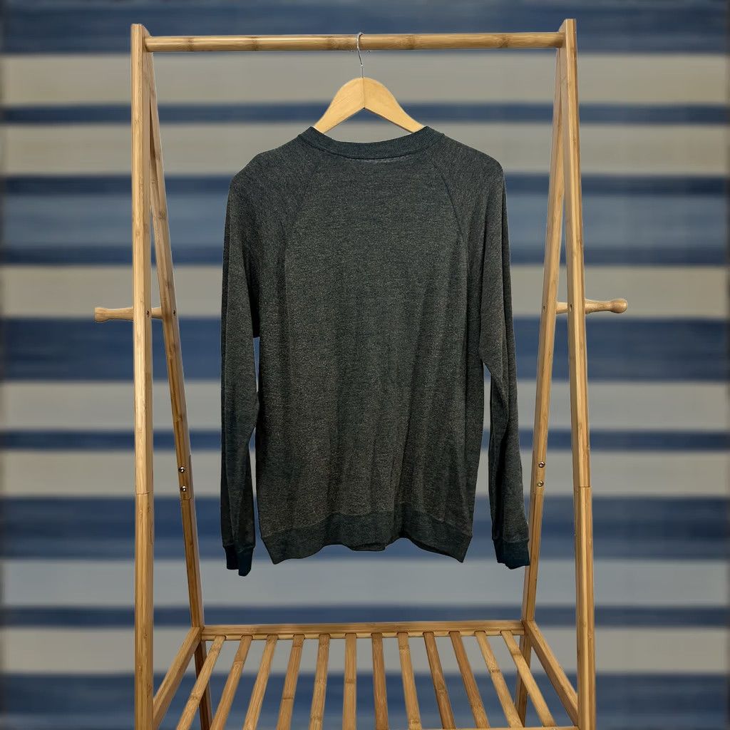 Hanes VTG Hanes Gradient Sun Faded Raglan Teal Sweatshirt L Men Cute Vintage 60s 70s 90s? Size US L / EU 52-54 / 3 - 1 Thumbnail