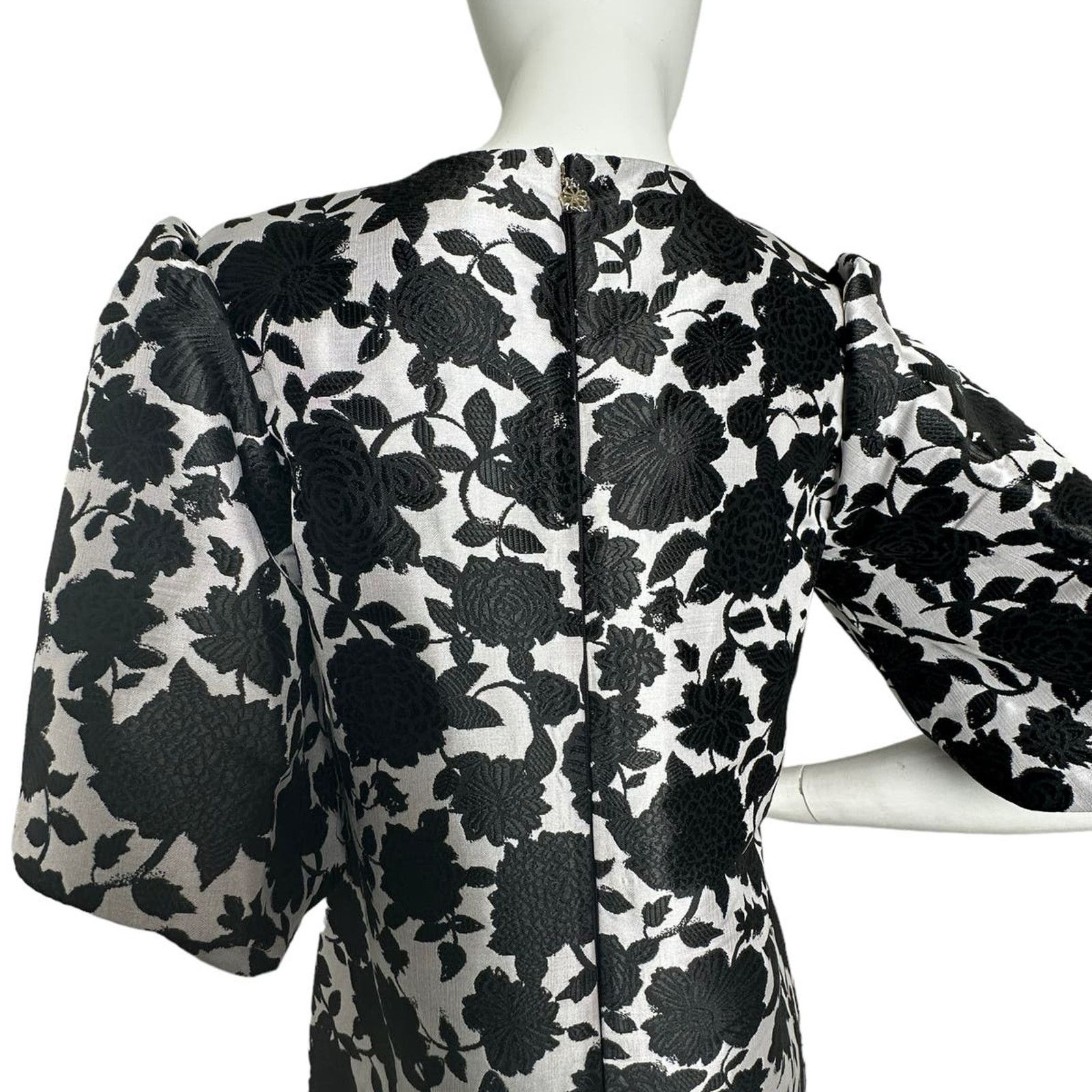 Kate Spade Kate Spade Bicolor Floral Taxi Mainline Dress size 8 Size M / US 6-8 / IT 42-44 - 6 Thumbnail